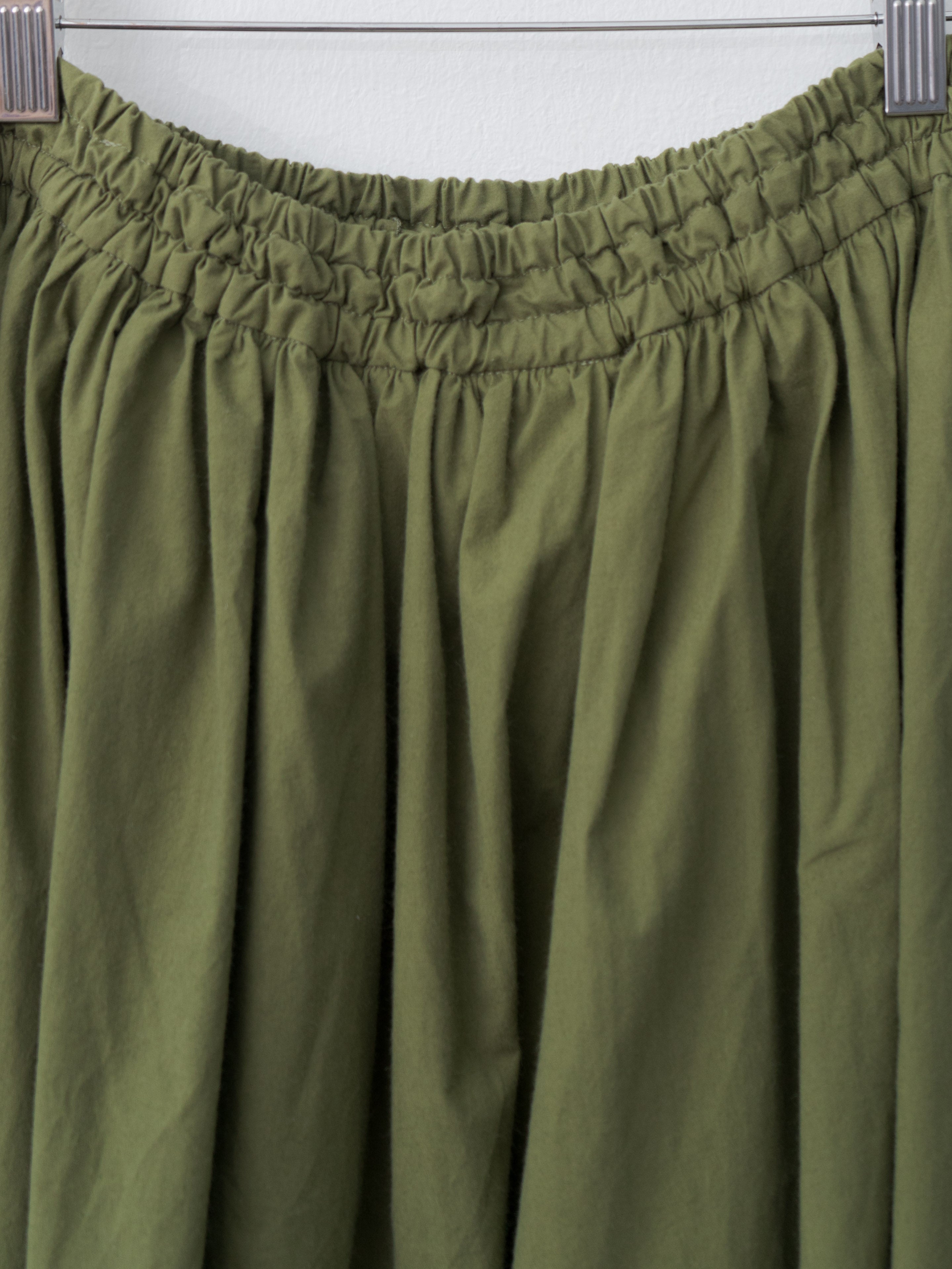 Namu Shop - Ichi Antiquites Ohmi Typewriter Skirt - Olive