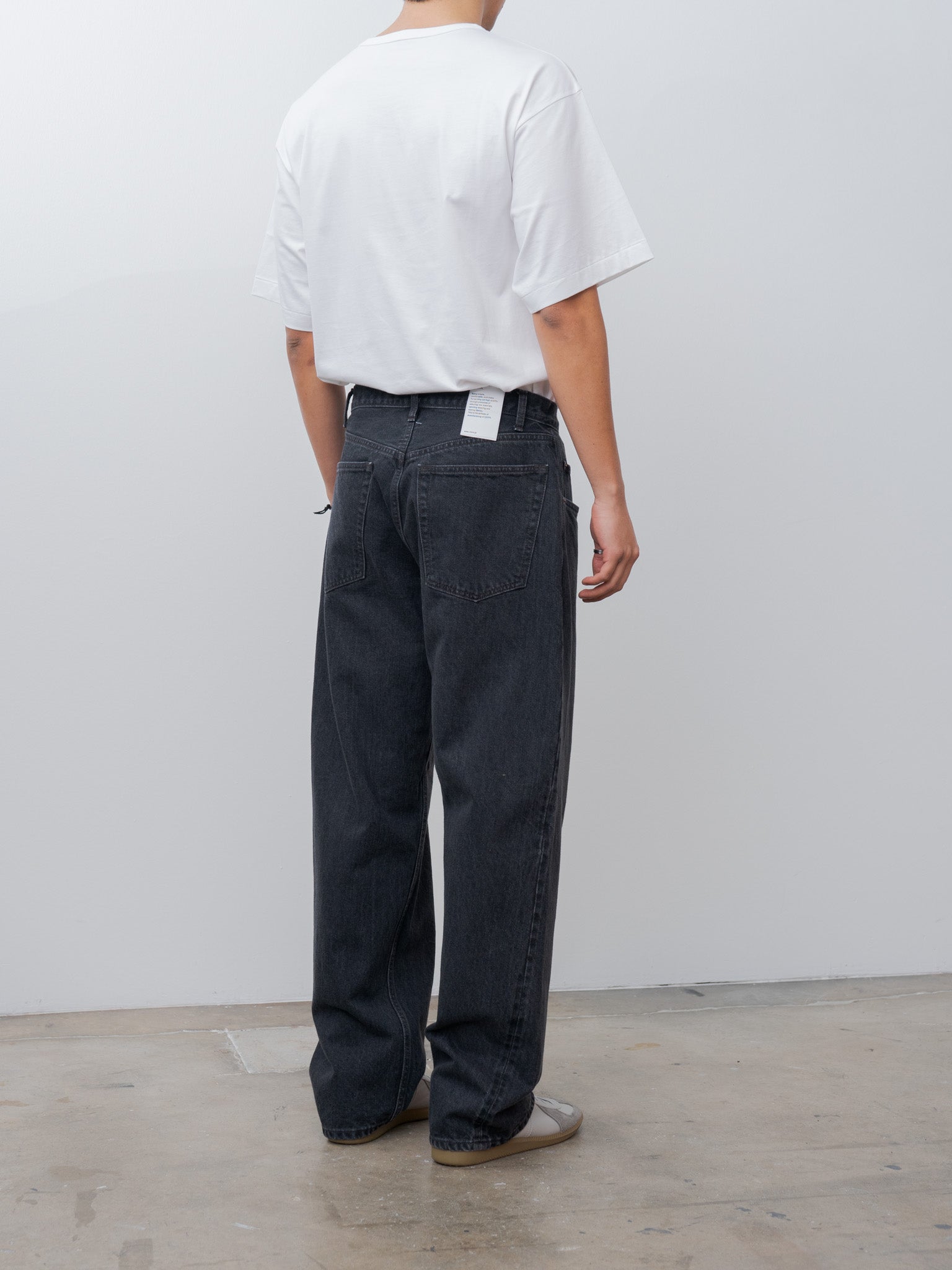 Namu Shop - Ciota Baggy 5 Pocket Pants - Medium Black