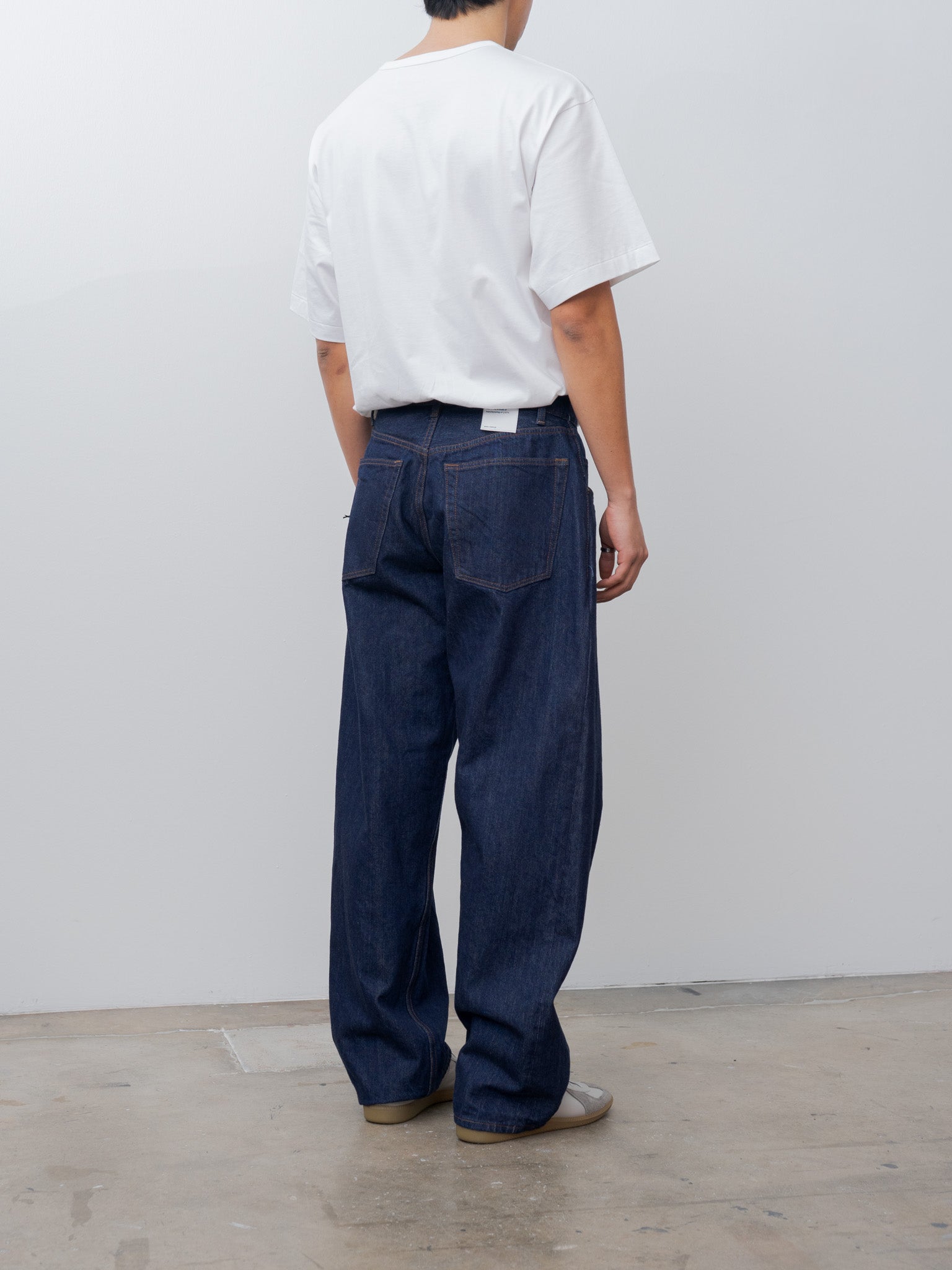 Namu Shop - Ciota Baggy 5 Pocket Pants - Navy/One Wash