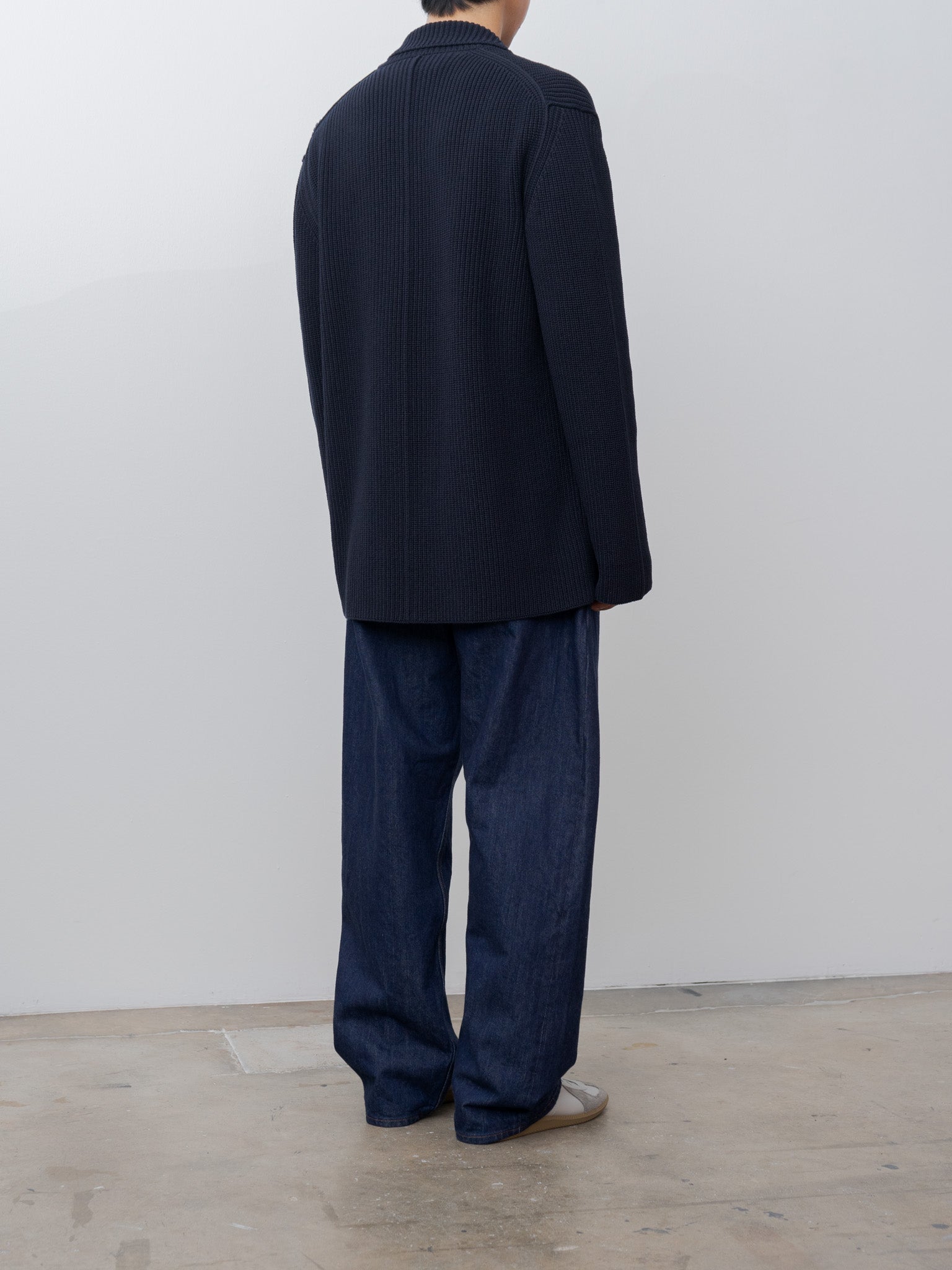 Namu Shop - Casey Casey Pannocchia Jacket CREPE COT - Navy
