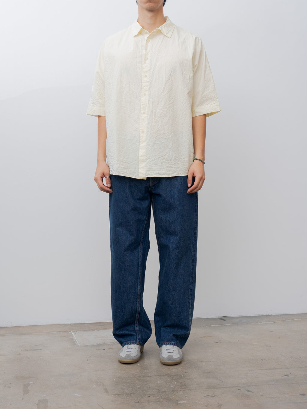 Namu Shop - Casey Casey Waga Short Sleeve Shirt L COT - Natural