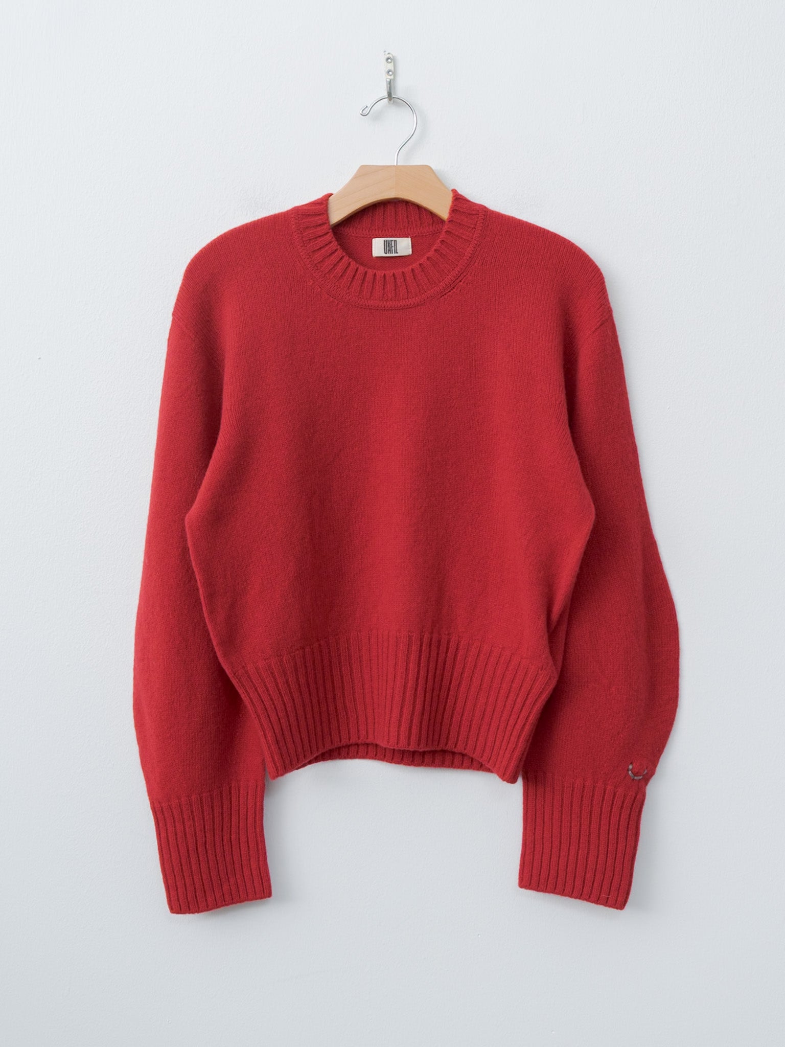 Namu Shop - Unfil Fine Lambswool Crewneck P/O - Red