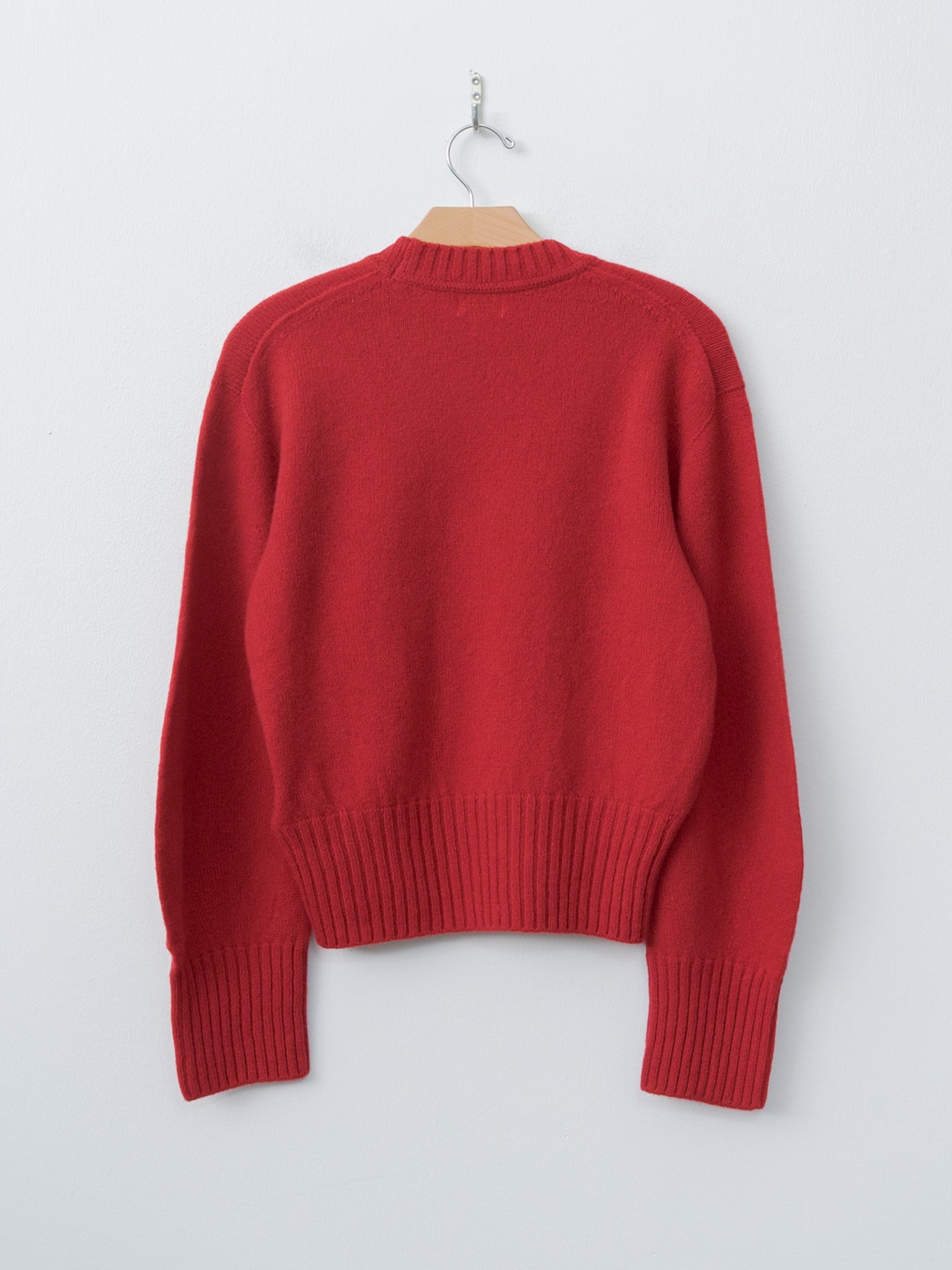 Namu Shop - Unfil Fine Lambswool Crewneck P/O - Red