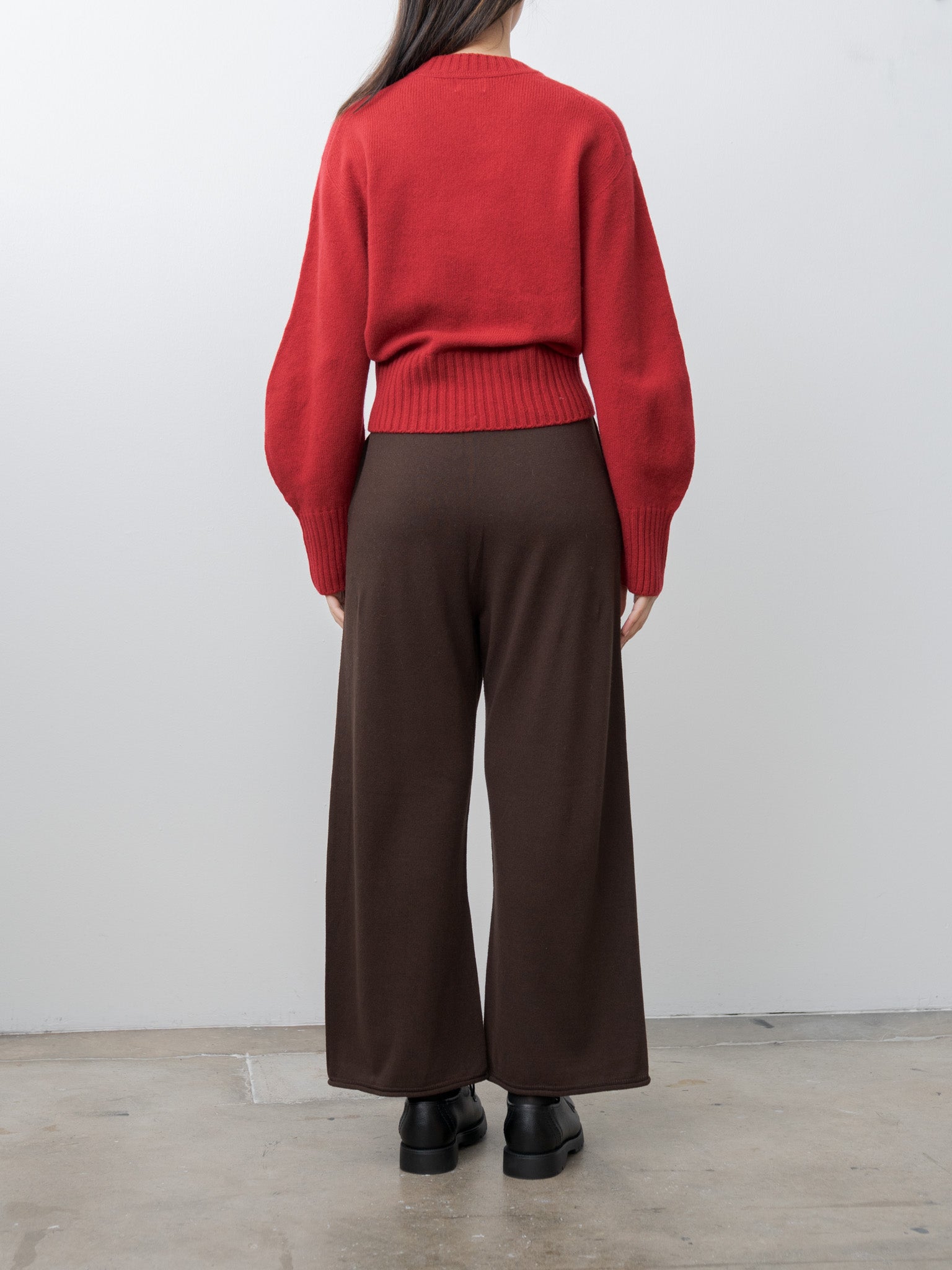 Namu Shop - Unfil Fine Lambswool Crewneck P/O - Red