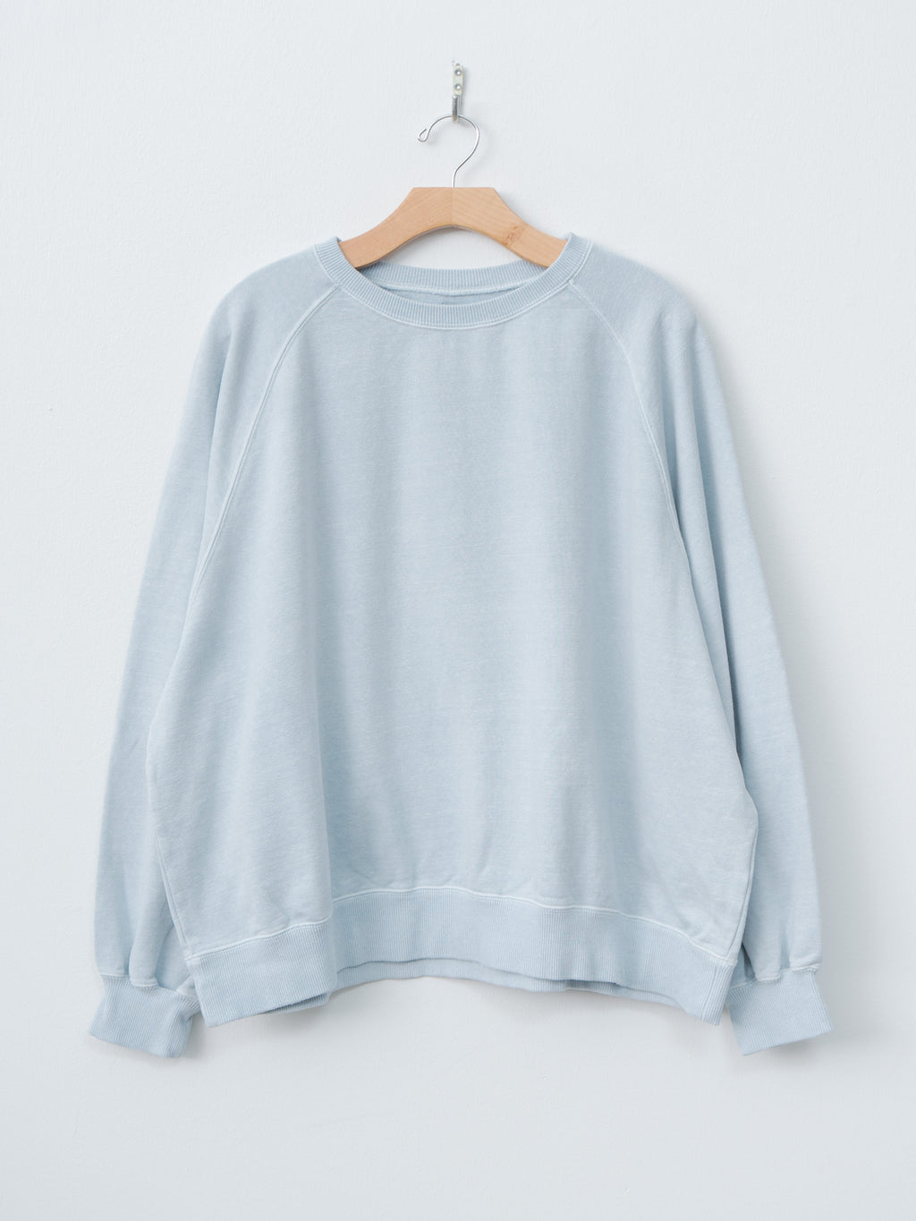 Namu Shop - Veritecoeur Pigment Dye Sweat L/S - Blue