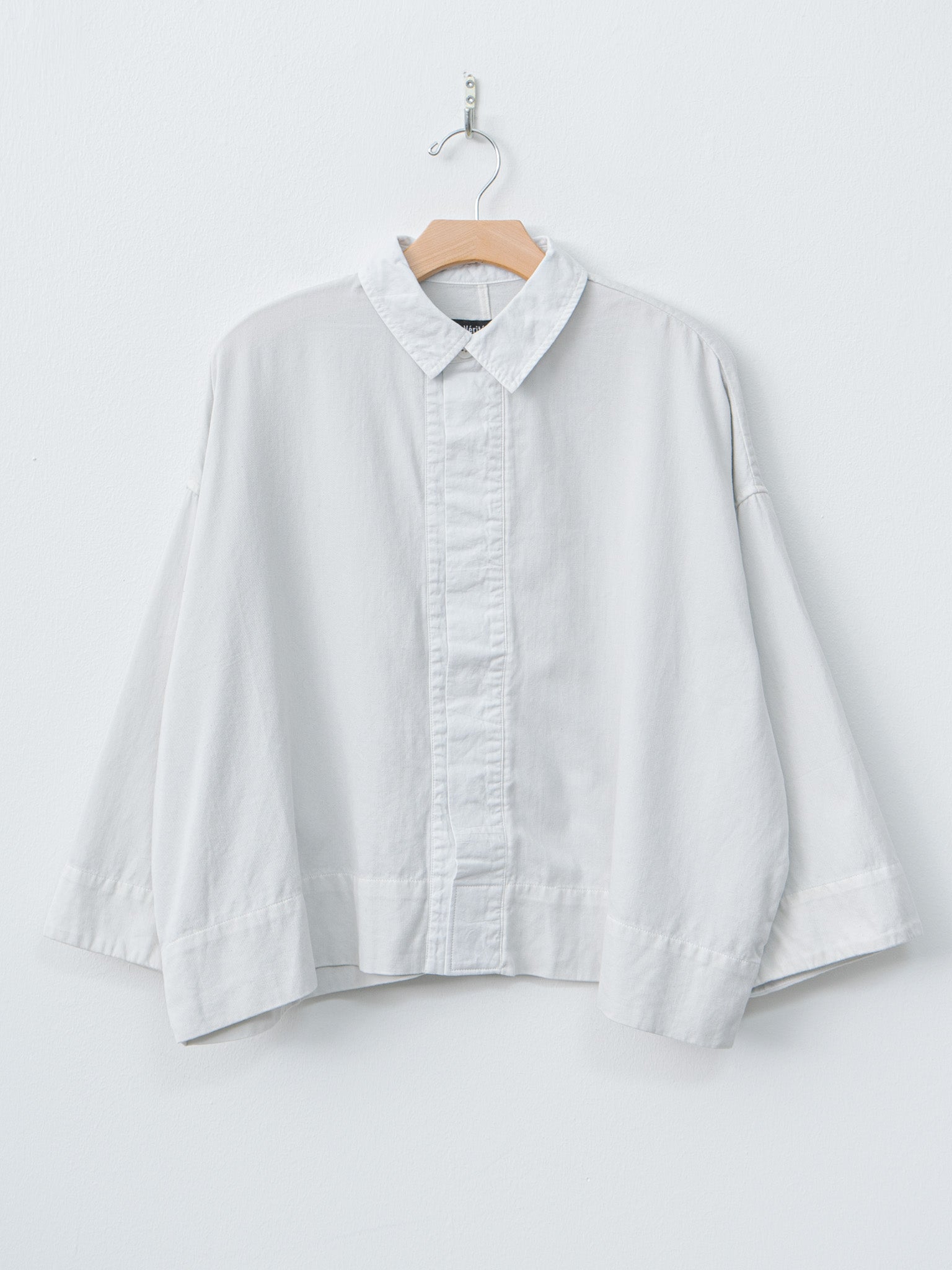 Namu Shop - Veritecoeur Soft Twill Shirt - Ice Gray