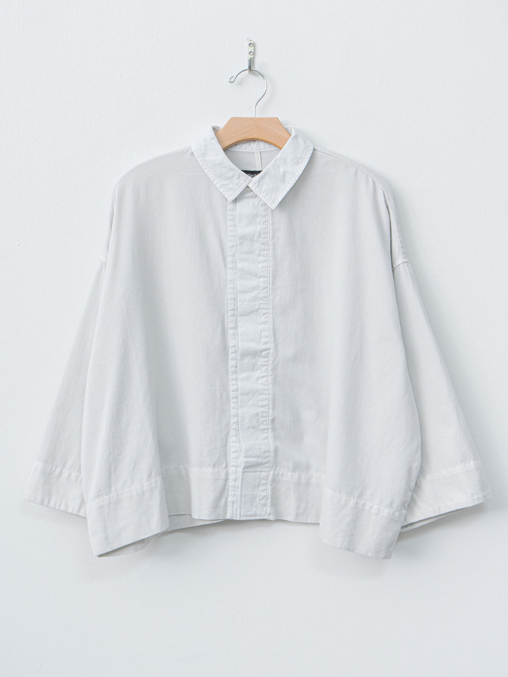 Namu Shop - Veritecoeur Soft Twill Shirt - Ice Gray