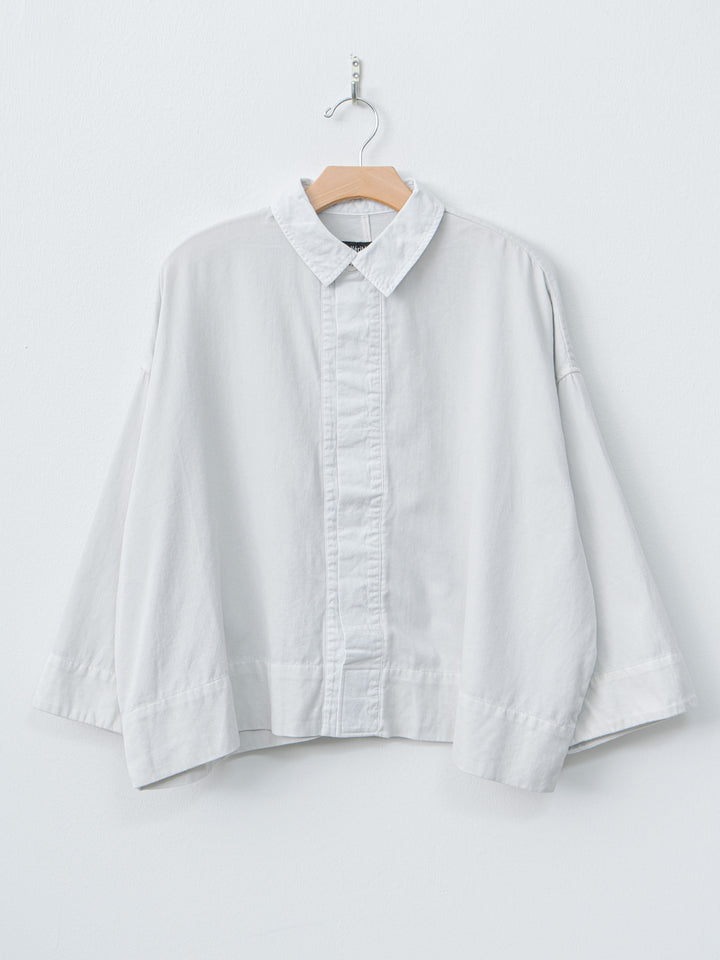 Namu Shop - Veritecoeur Soft Twill Shirt - Ice Gray