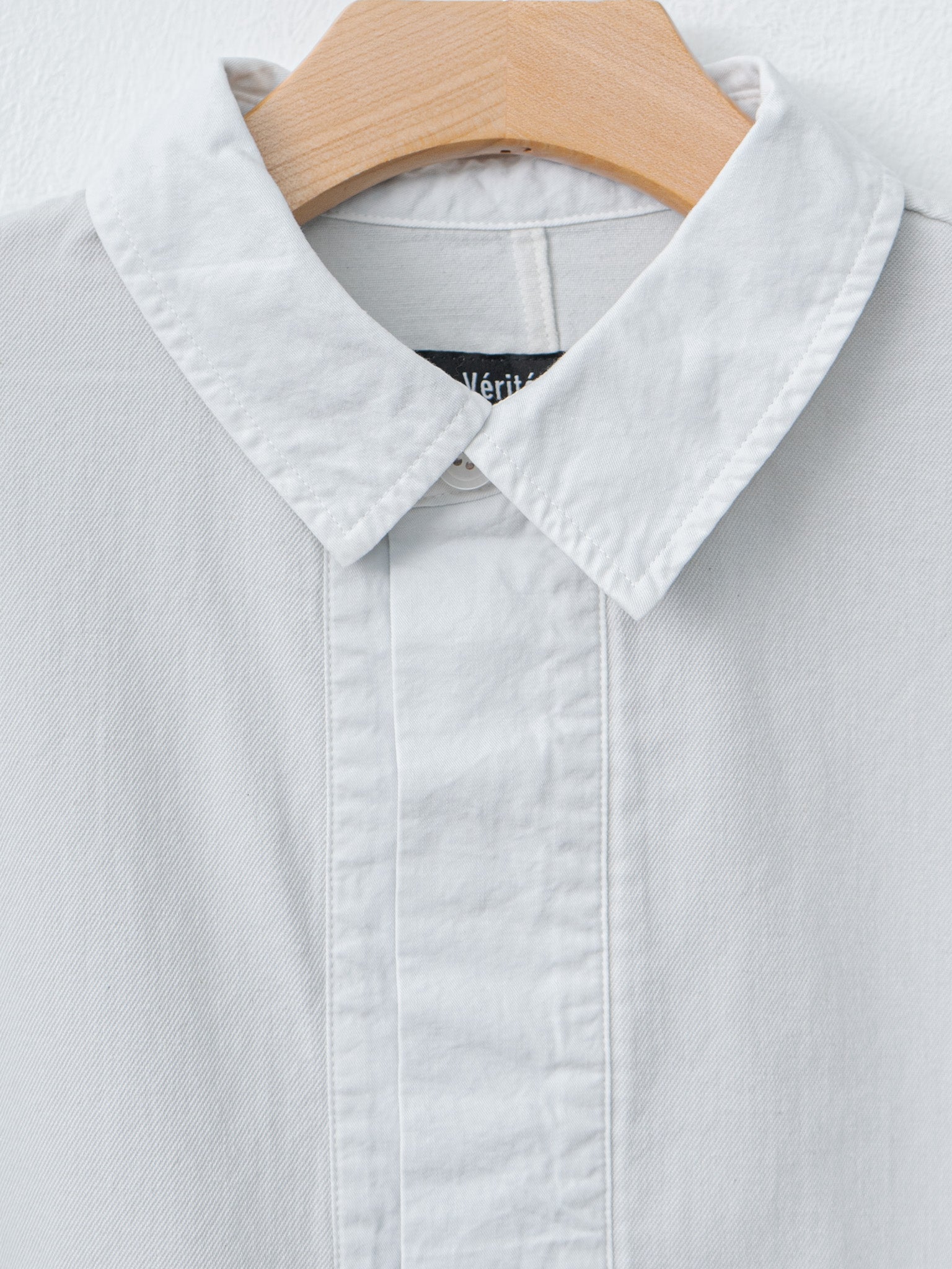 Namu Shop - Veritecoeur Soft Twill Shirt - Ice Gray