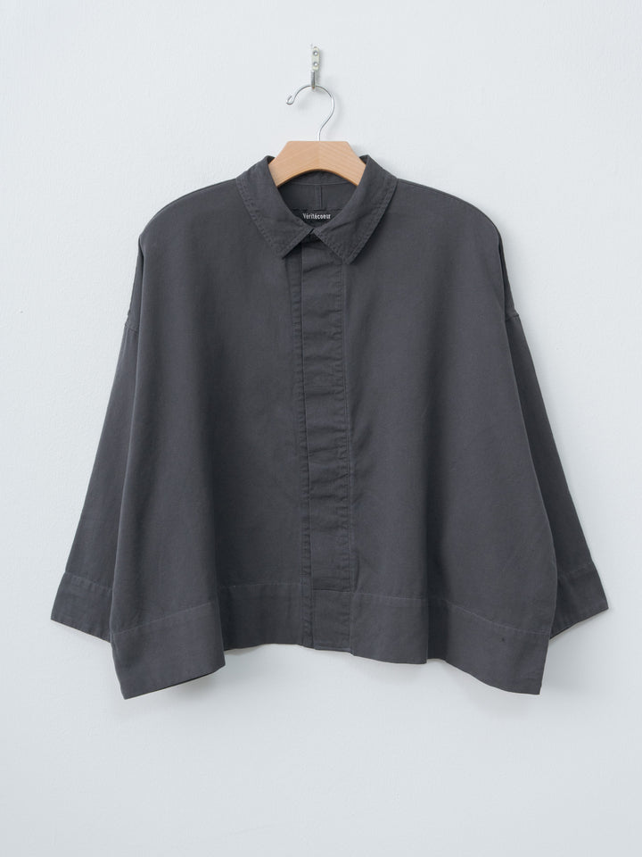 Namu Shop - Veritecoeur Soft Twill Shirt - Sumikuro