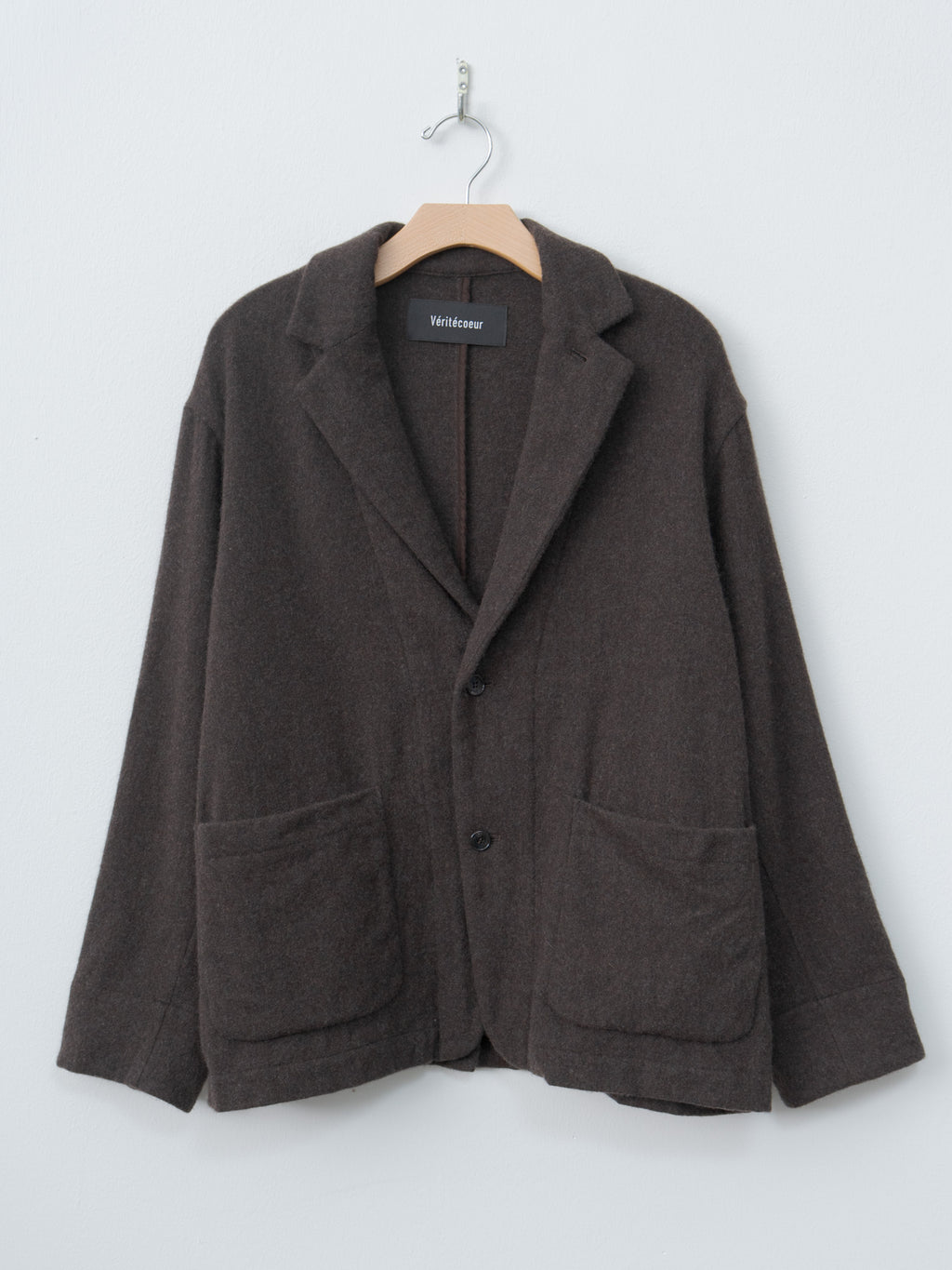 Namu Shop - Veritecoeur Wool Tailored Jacket - Brown