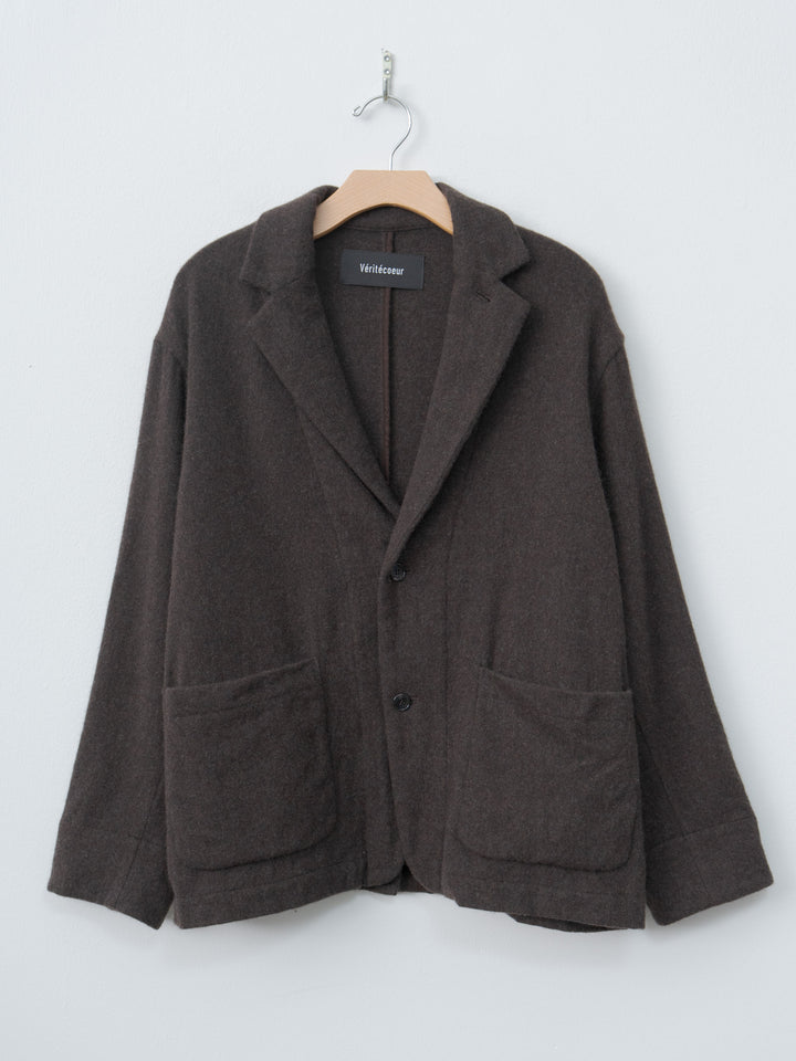 Namu Shop - Veritecoeur Wool Tailored Jacket - Brown