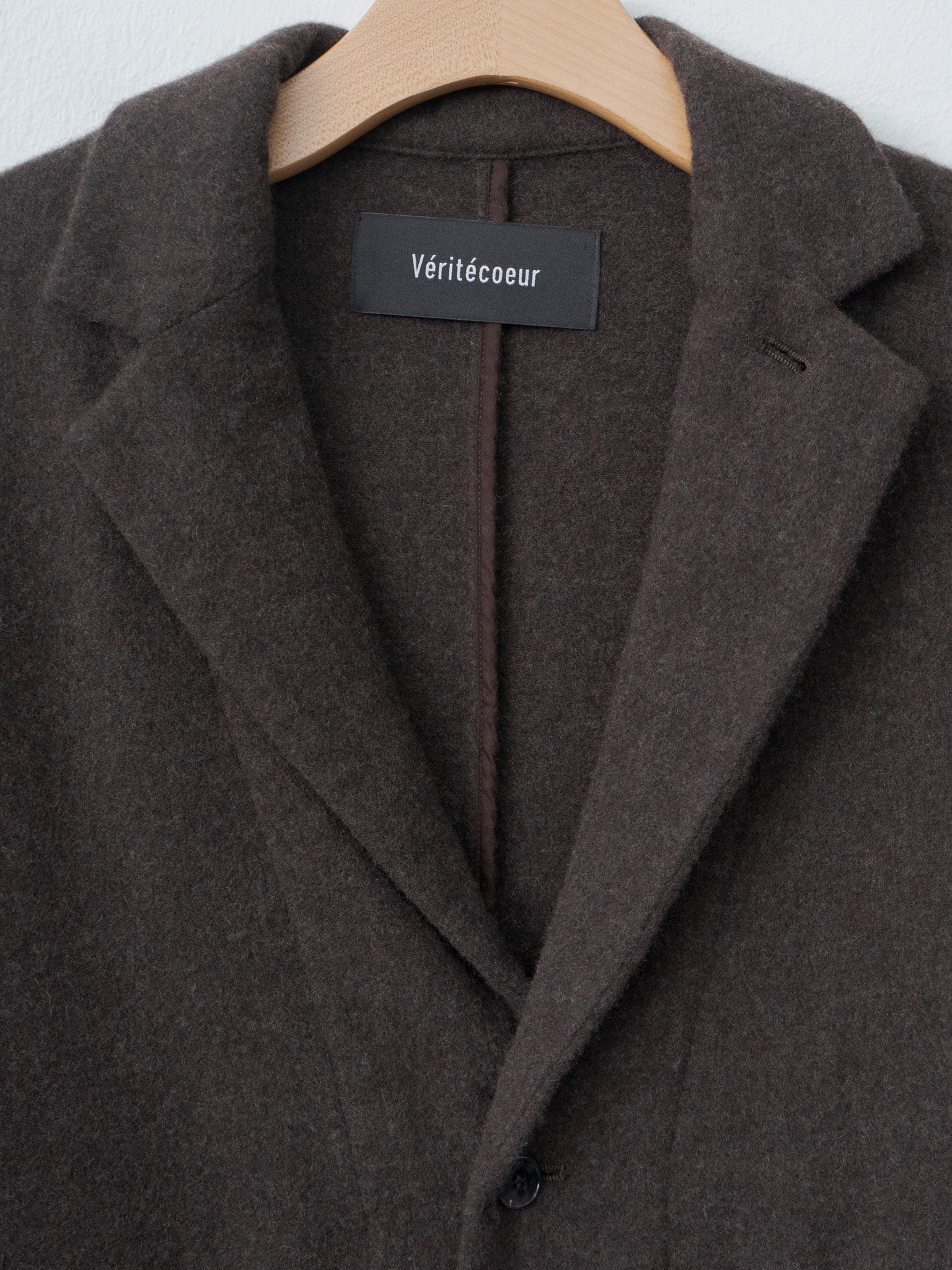 Namu Shop - Veritecoeur Wool Tailored Jacket - Brown