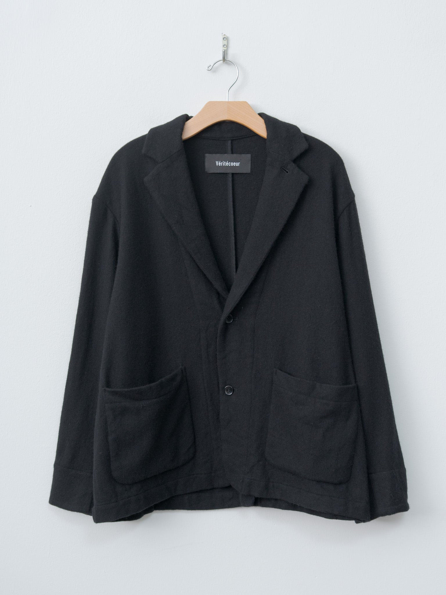Namu Shop - Veritecoeur Wool Tailored Jacket - Black