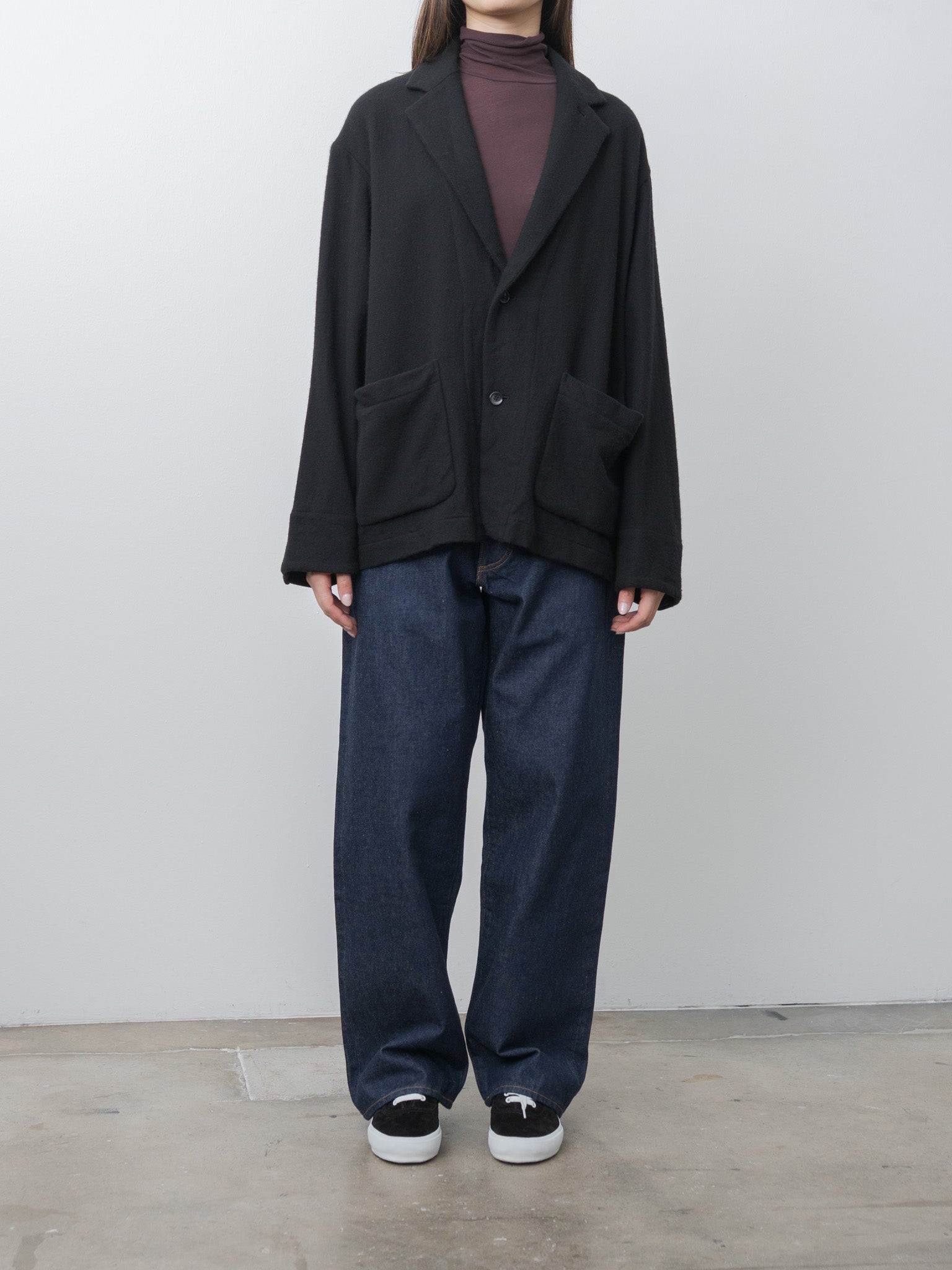 Namu Shop - Veritecoeur Wool Tailored Jacket - Black
