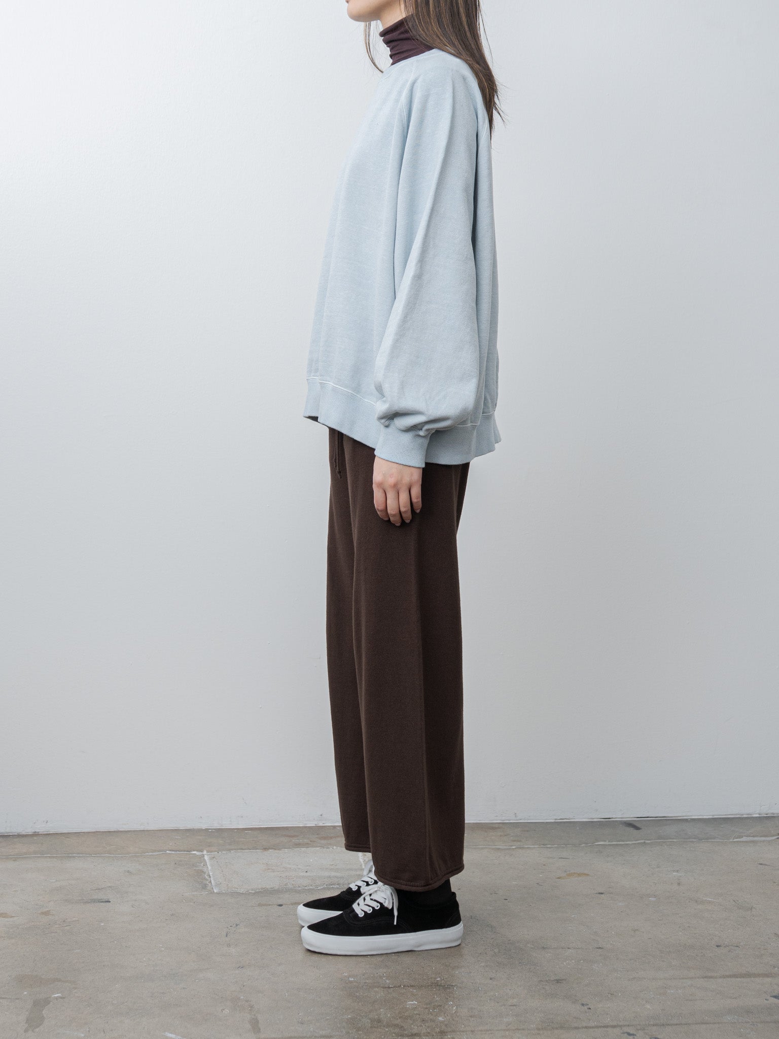 Namu Shop - Veritecoeur Pigment Dye Sweat L/S - Blue