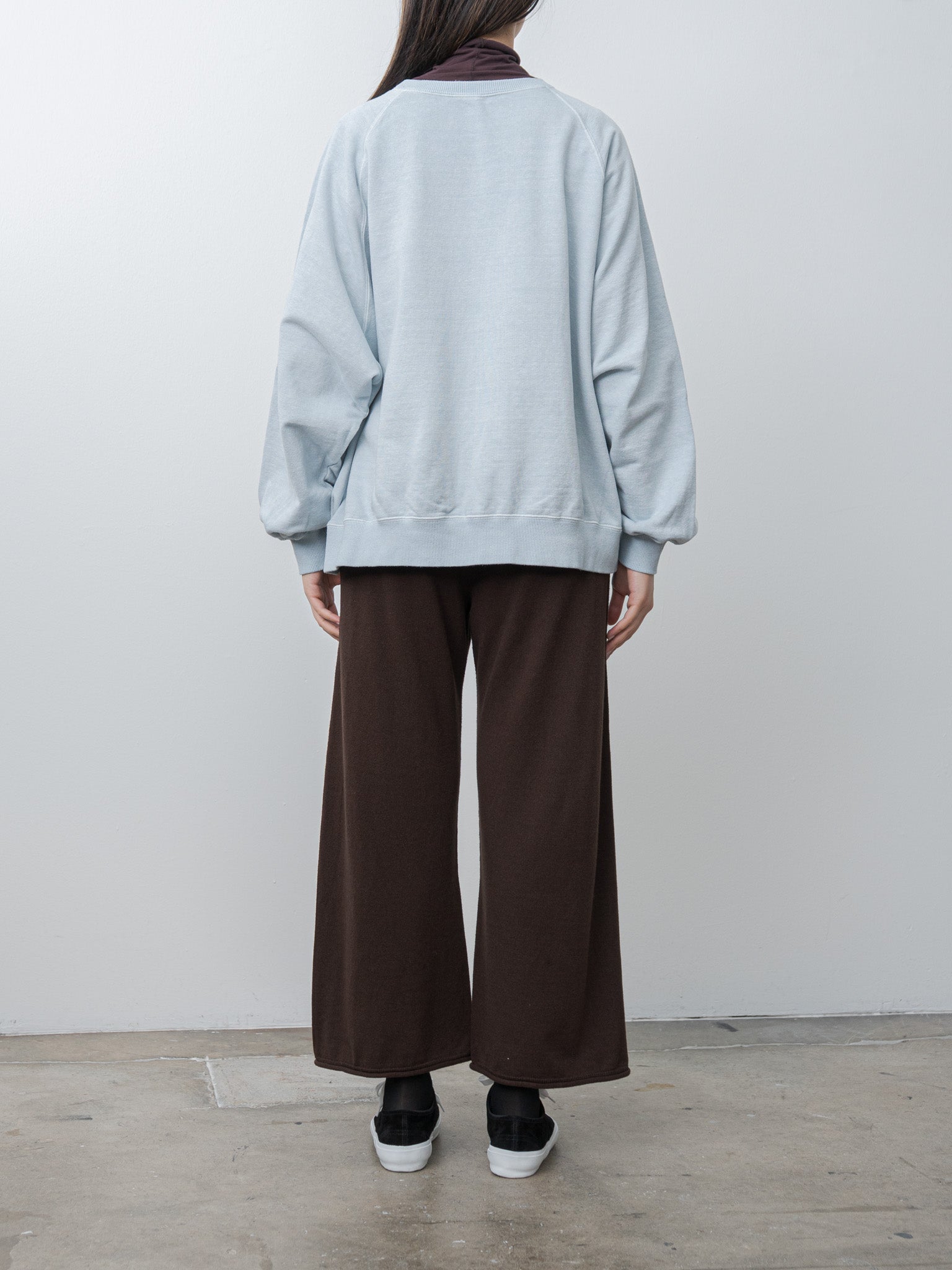 Namu Shop - Veritecoeur Pigment Dye Sweat L/S - Blue