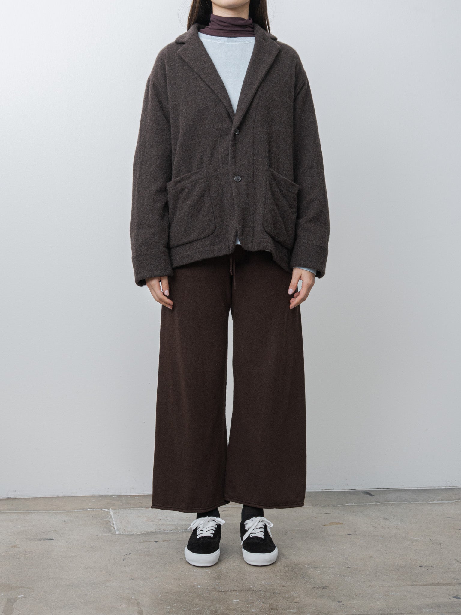 Namu Shop - Veritecoeur Wool Tailored Jacket - Brown