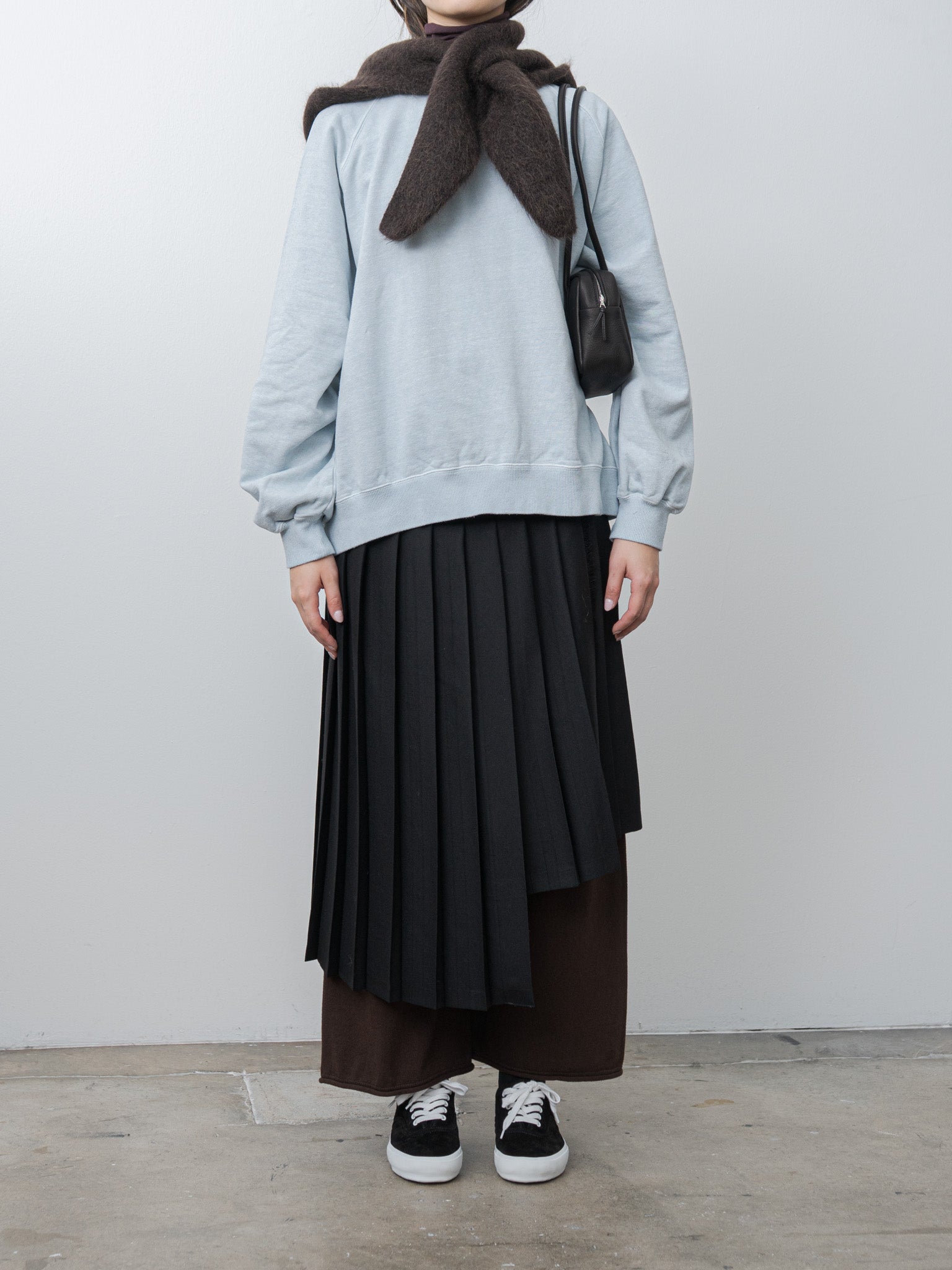 Namu Shop - Veritecoeur Pigment Dye Sweat L/S - Blue