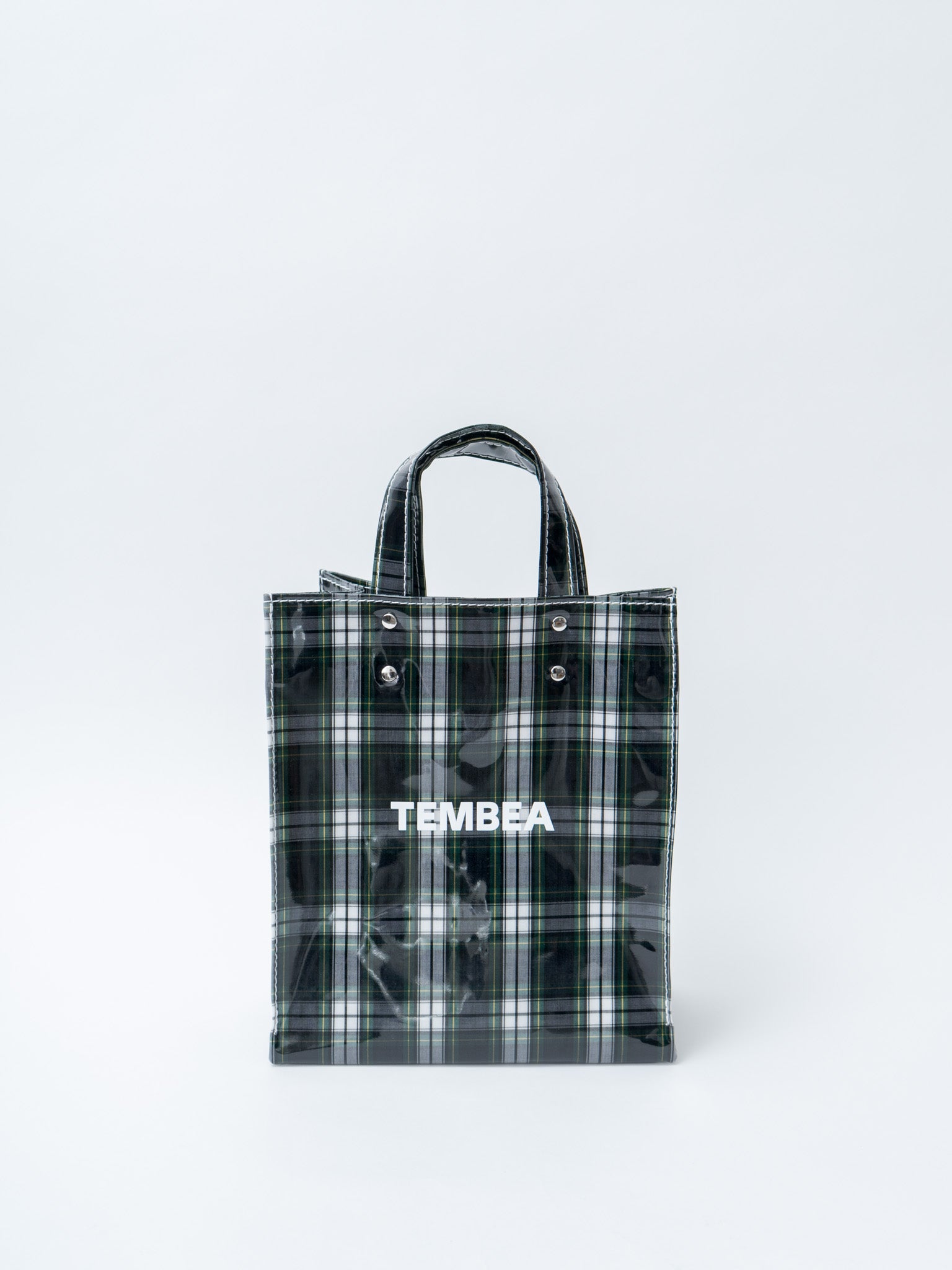 Namu Shop - Tembea Paper Tote Small - Check Dress-Gordon