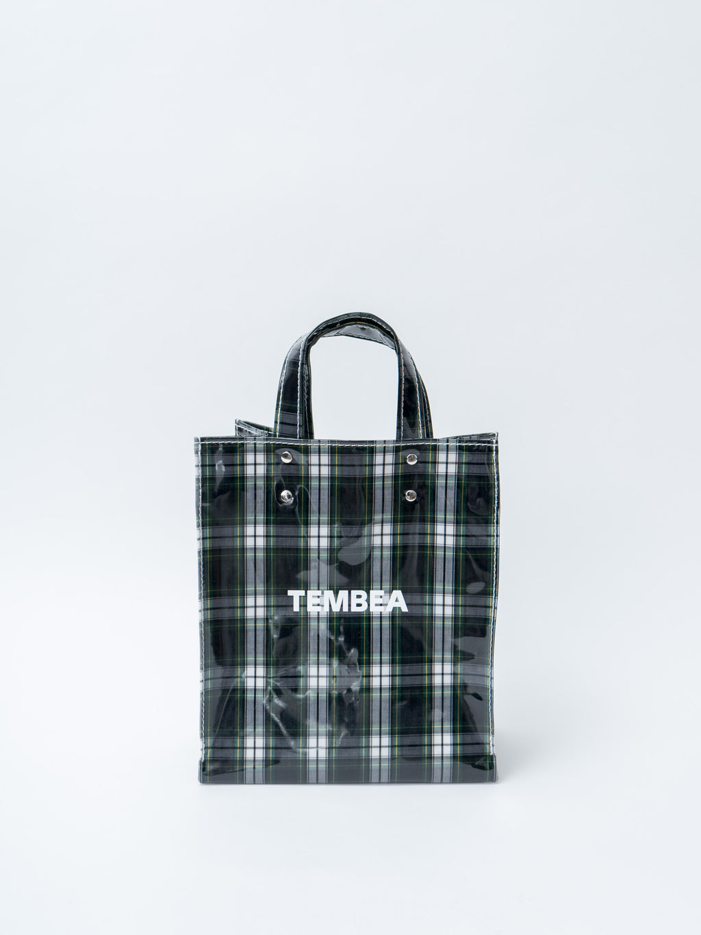 Namu Shop - Tembea Paper Tote Small - Check Dress-Gordon