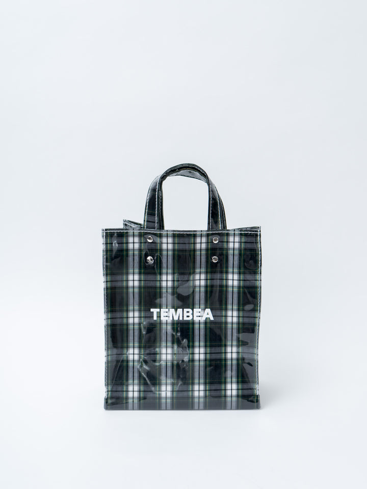 Namu Shop - Tembea Paper Tote Small - Check Dress-Gordon
