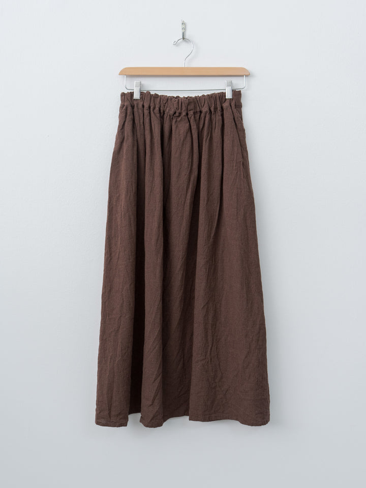 Namu Shop - Ichi Antiquites Houndstooth Skirt - Brown