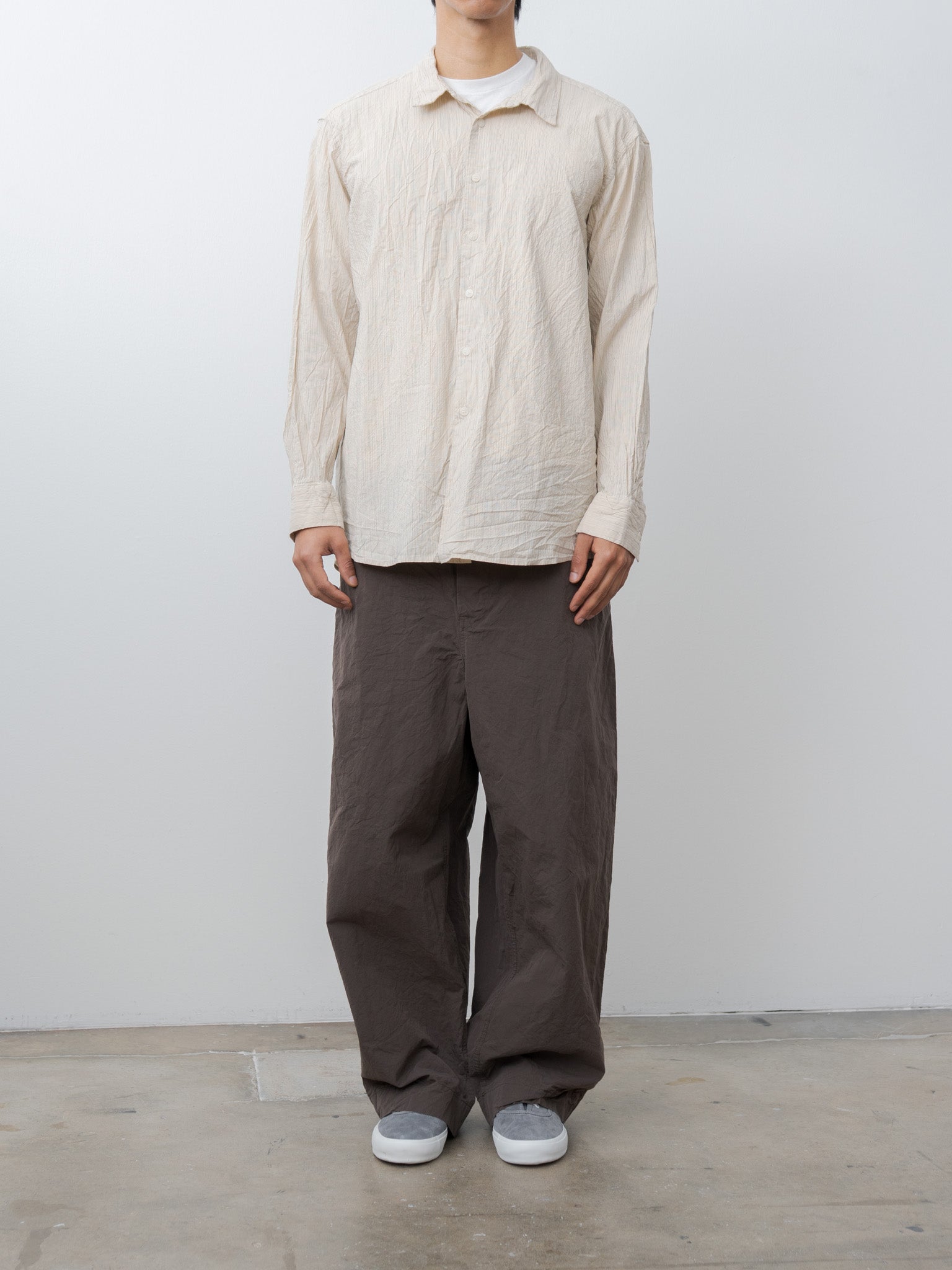 Namu Shop - Casey Casey Fabiano Shirt WIND STRIPE - Natural Stripe