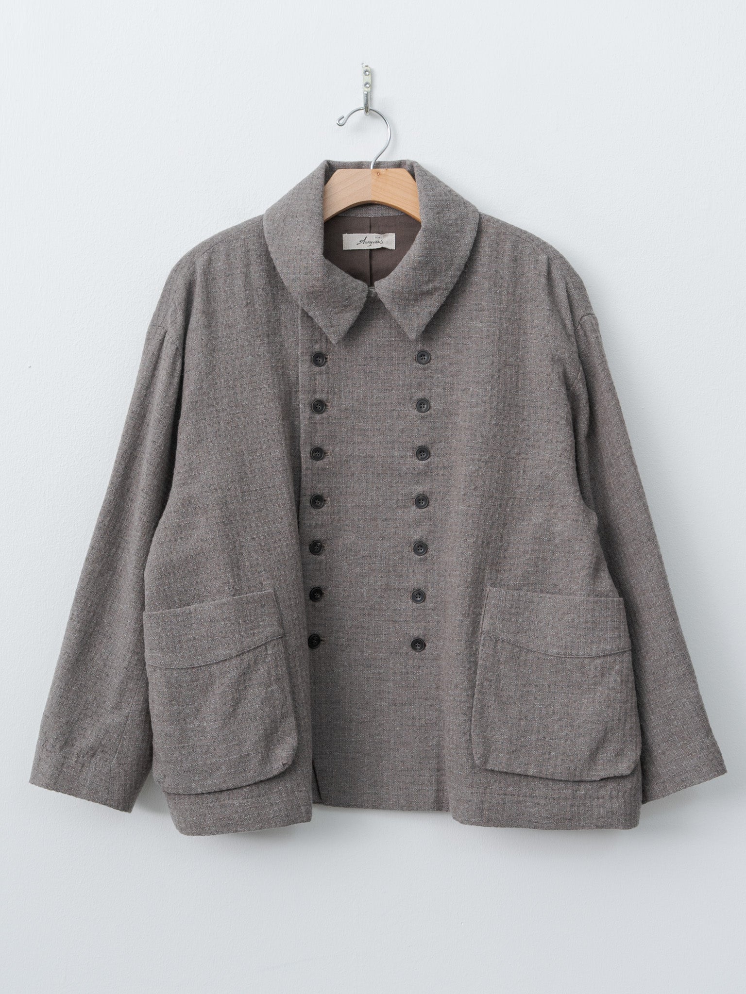 Namu Shop - Ichi Antiquites C/W Seersucker Jacket - Mocha