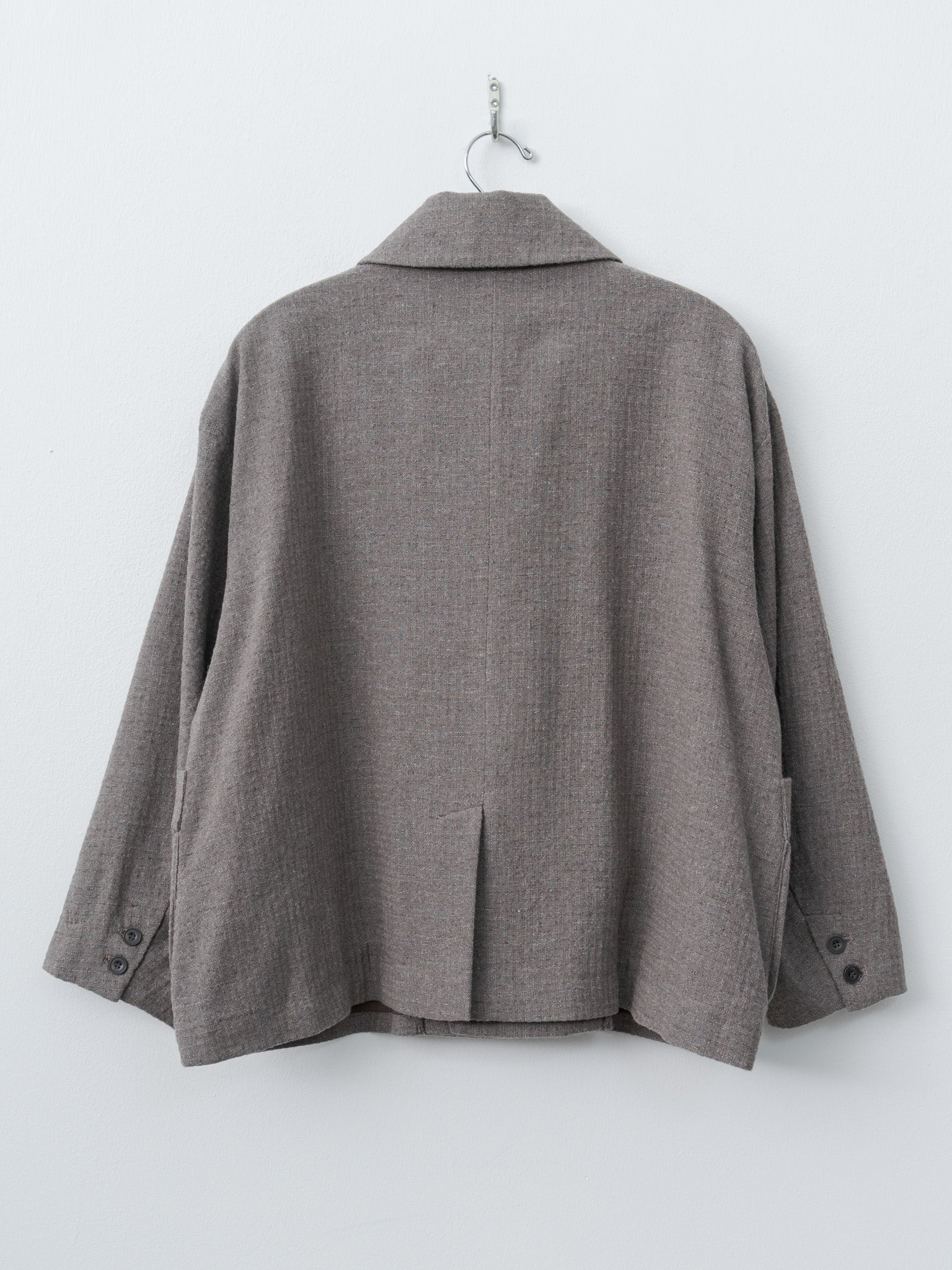 Namu Shop - Ichi Antiquites C/W Seersucker Jacket - Mocha