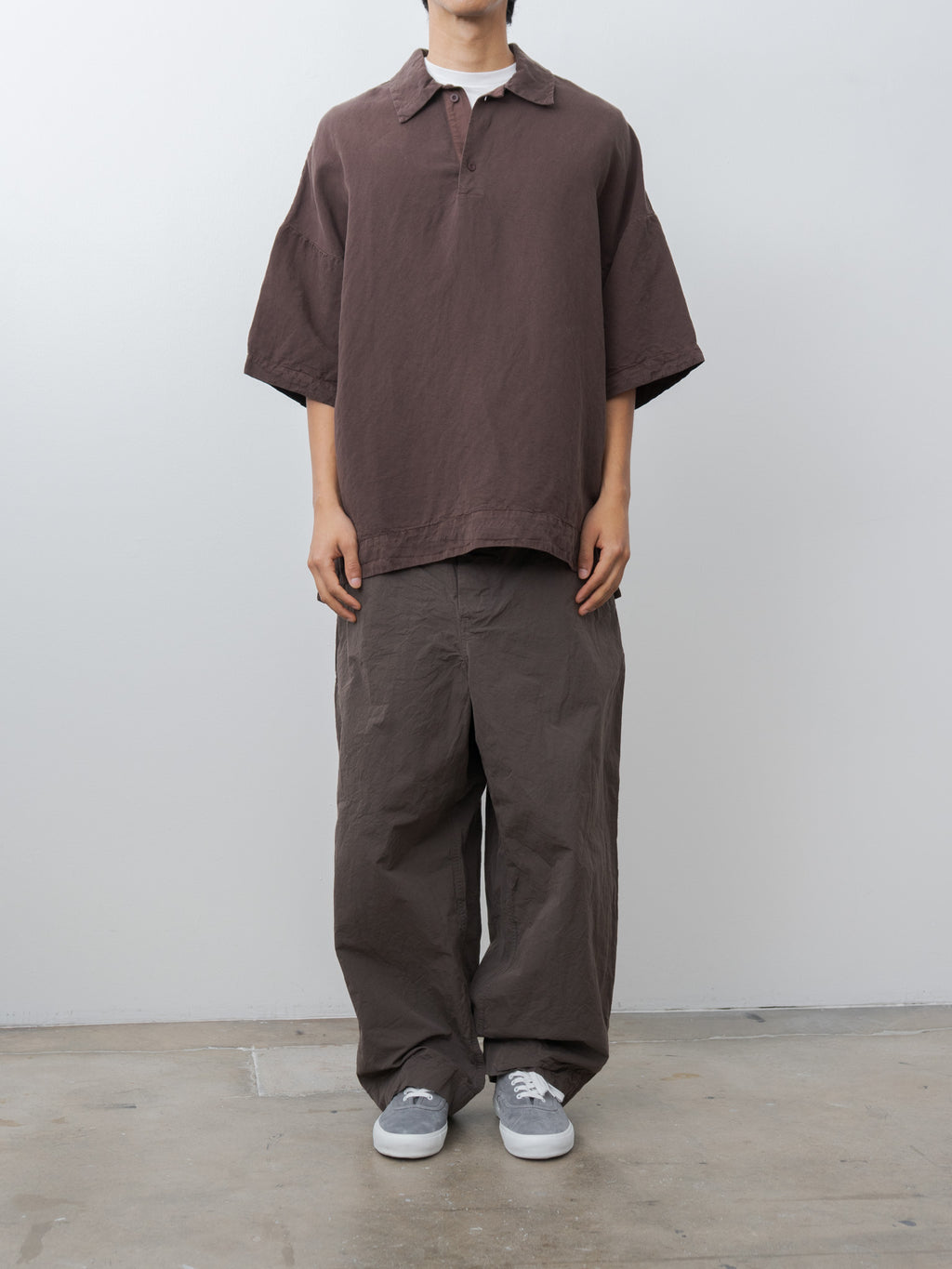 Namu Shop - Casey Casey Equerre Polo TUAREG - Brown