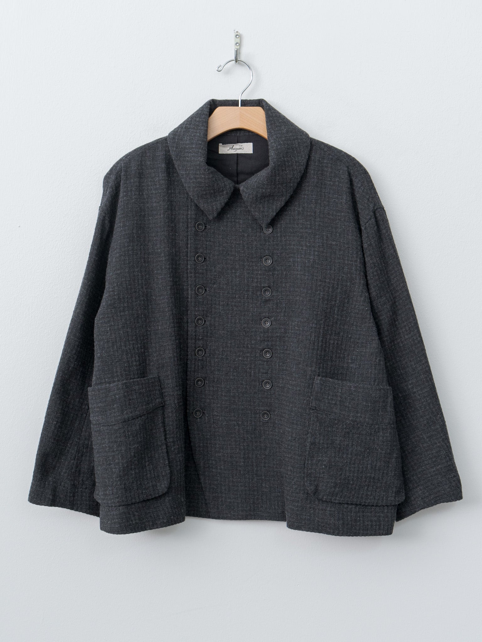 Namu Shop - Ichi Antiquites C/W Seersucker Jacket - Charcoal