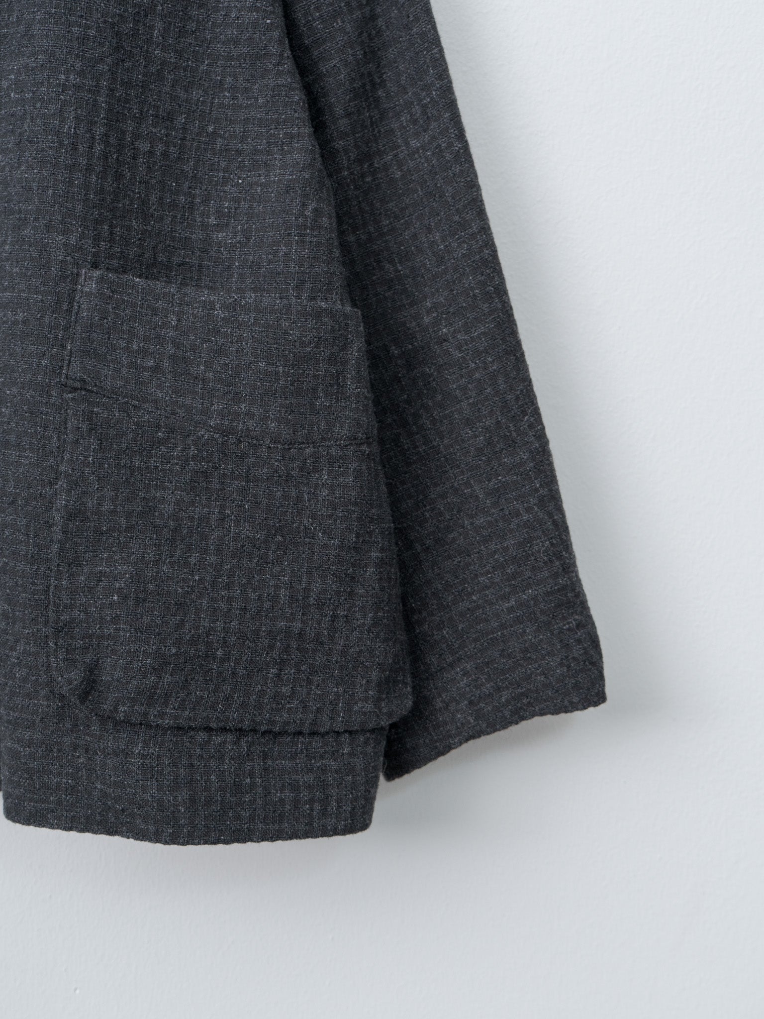 Namu Shop - Ichi Antiquites C/W Seersucker Jacket - Charcoal