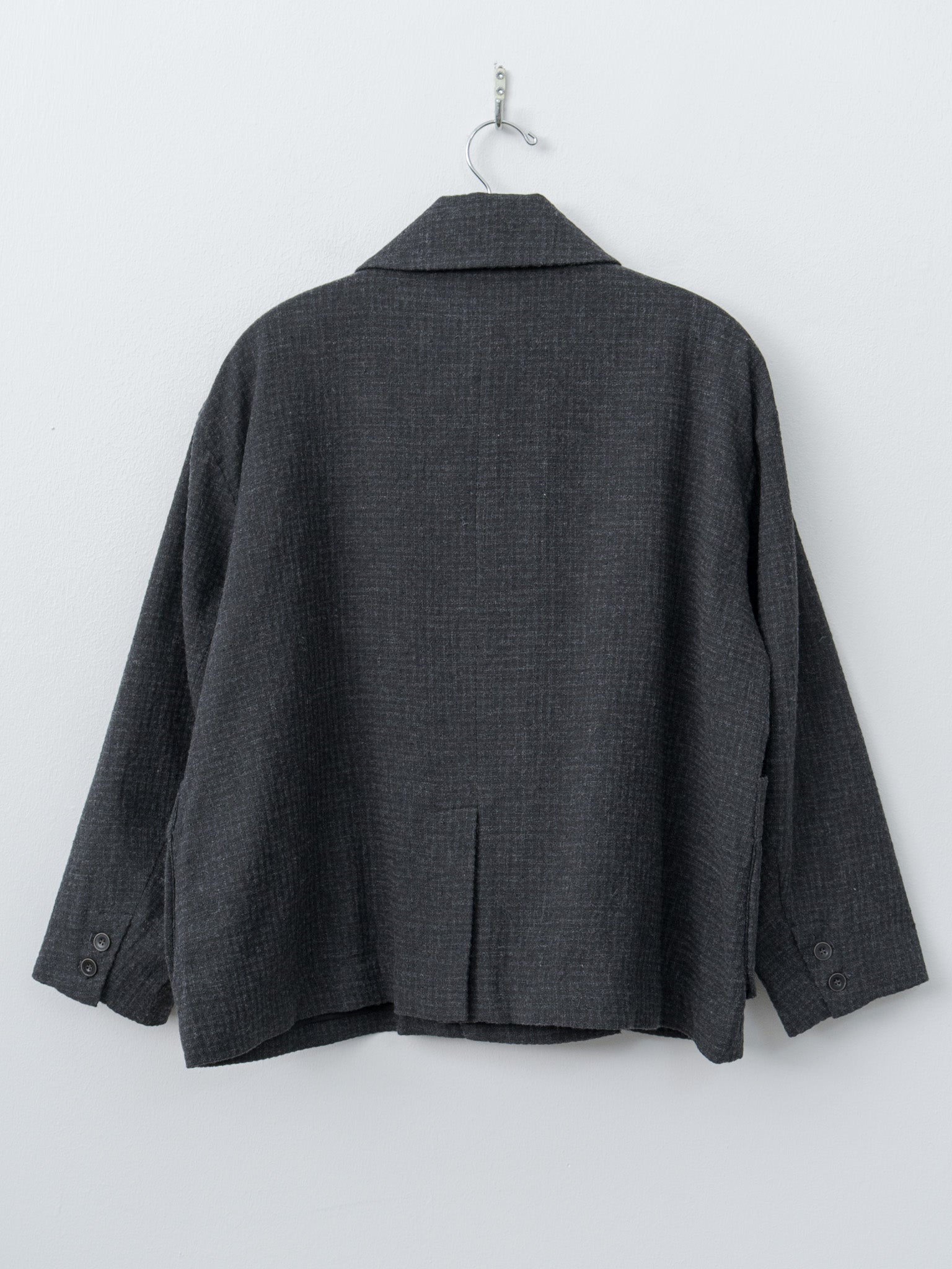Namu Shop - Ichi Antiquites C/W Seersucker Jacket - Charcoal