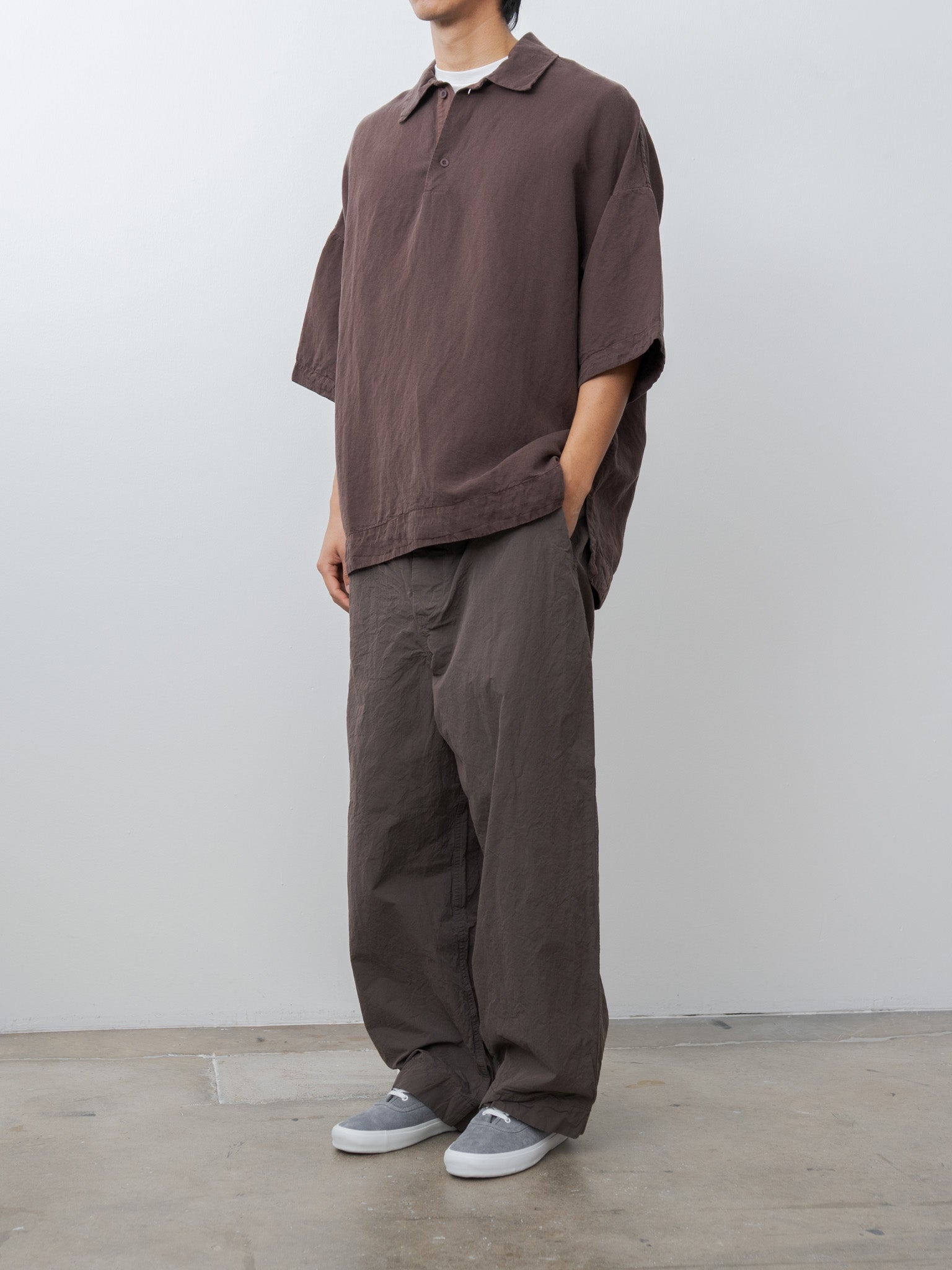 Namu Shop - Casey Casey Equerre Polo TUAREG - Brown