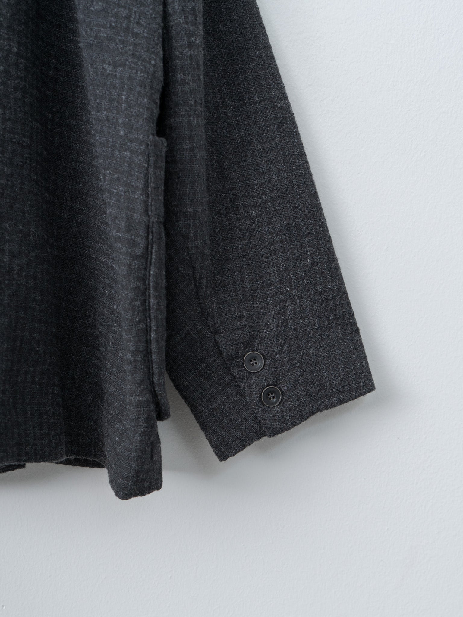 Namu Shop - Ichi Antiquites C/W Seersucker Jacket - Charcoal