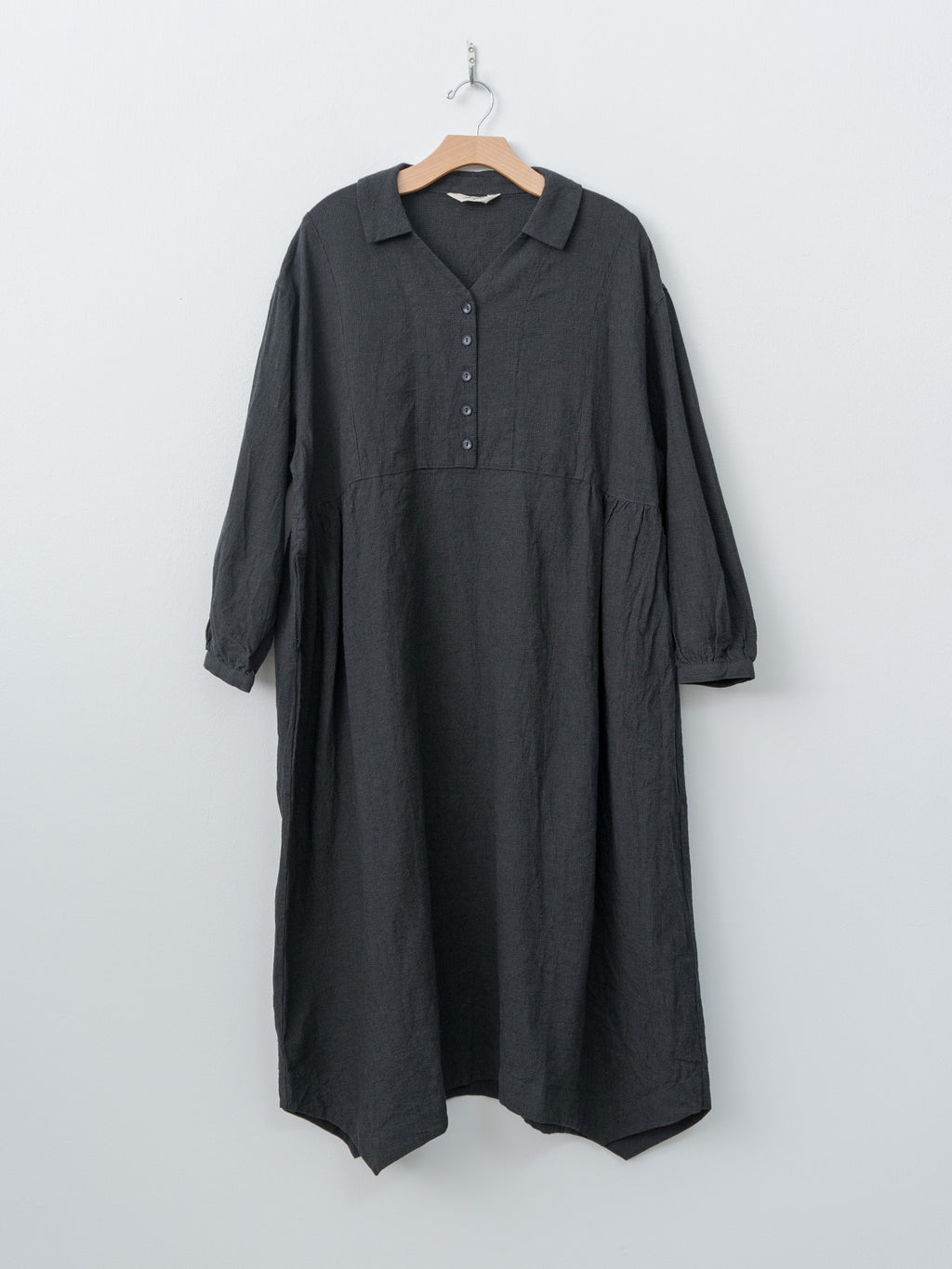 Namu Shop - Ichi Antiquites Houndstooth Dress - Charcoal