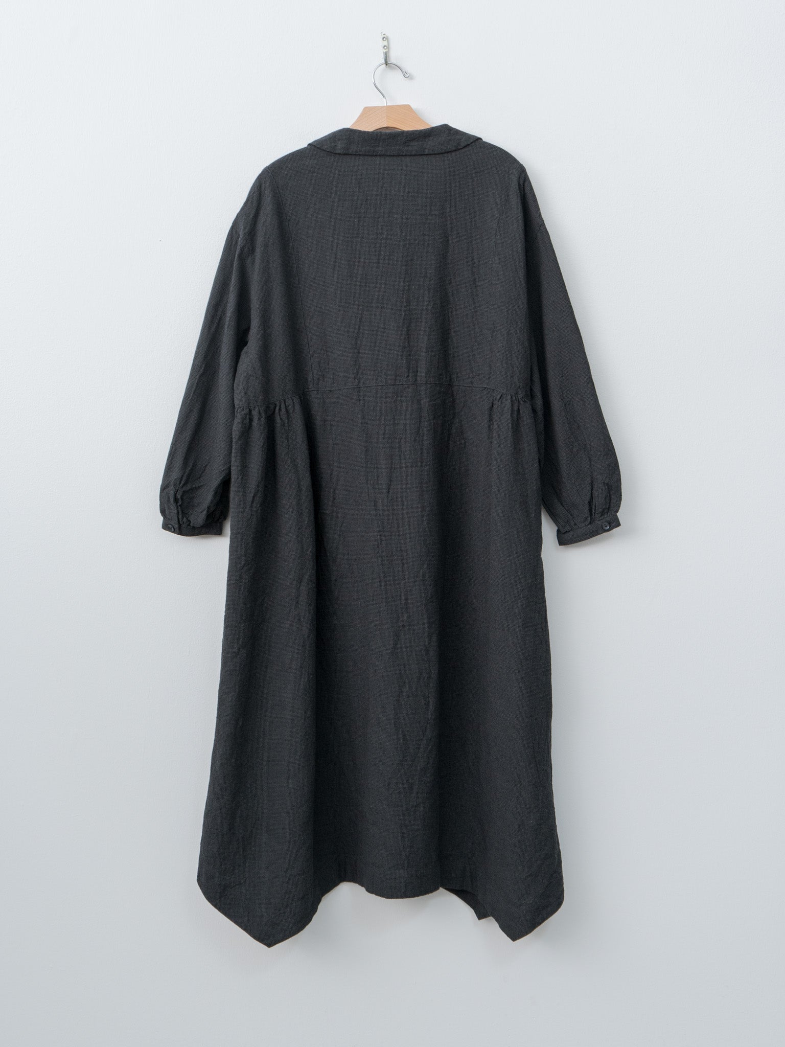 Namu Shop - Ichi Antiquites Houndstooth Dress - Charcoal