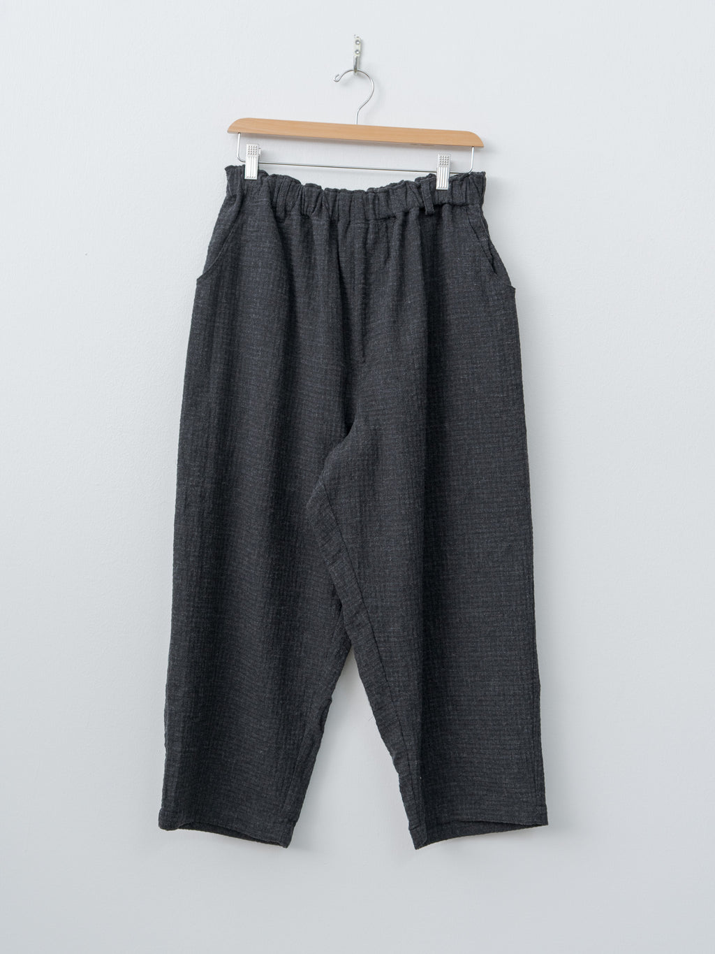 Namu Shop - Ichi Antiquites C/W Seersucker Pants - Charcoal