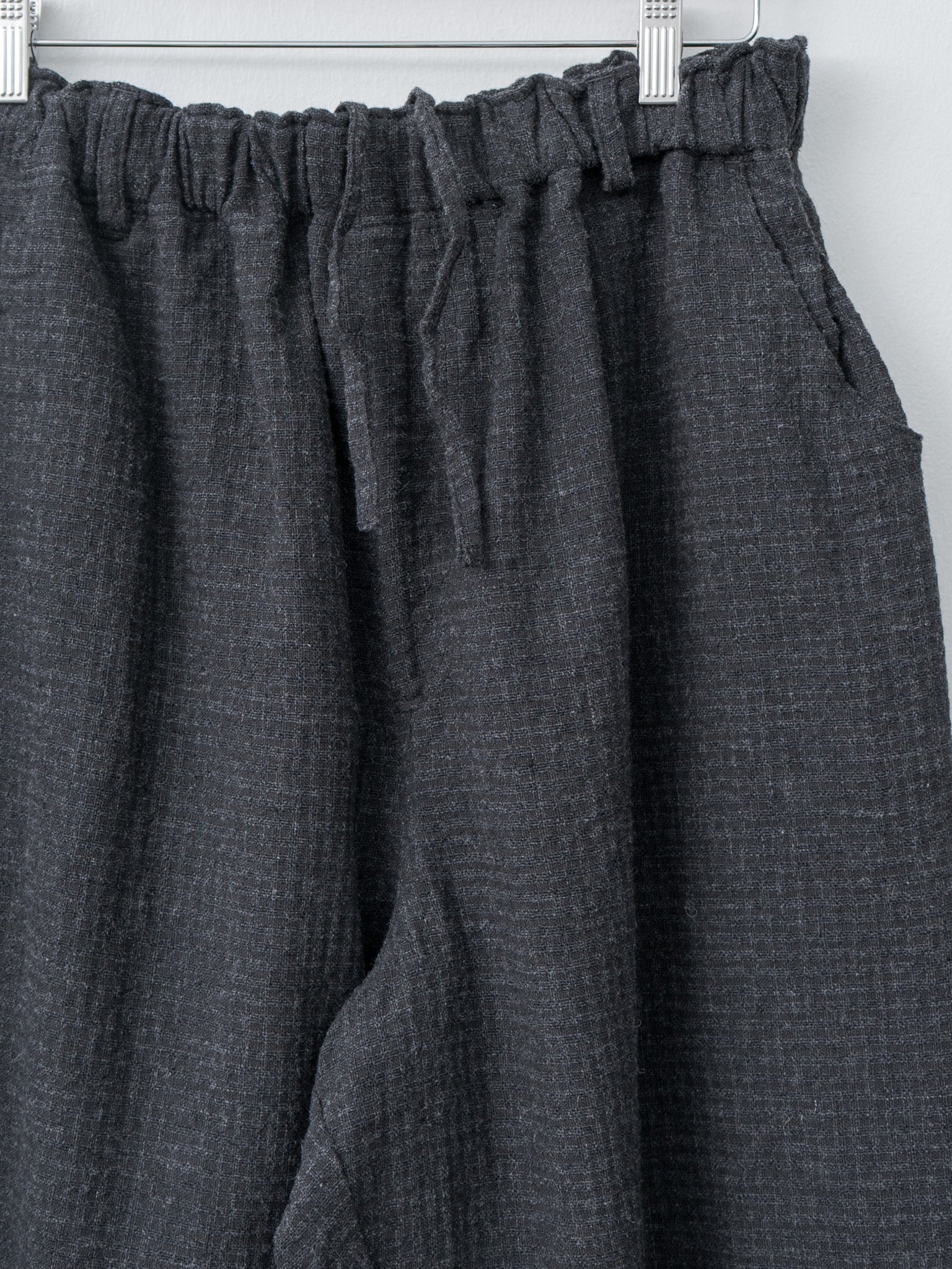 Namu Shop - Ichi Antiquites C/W Seersucker Pants - Charcoal