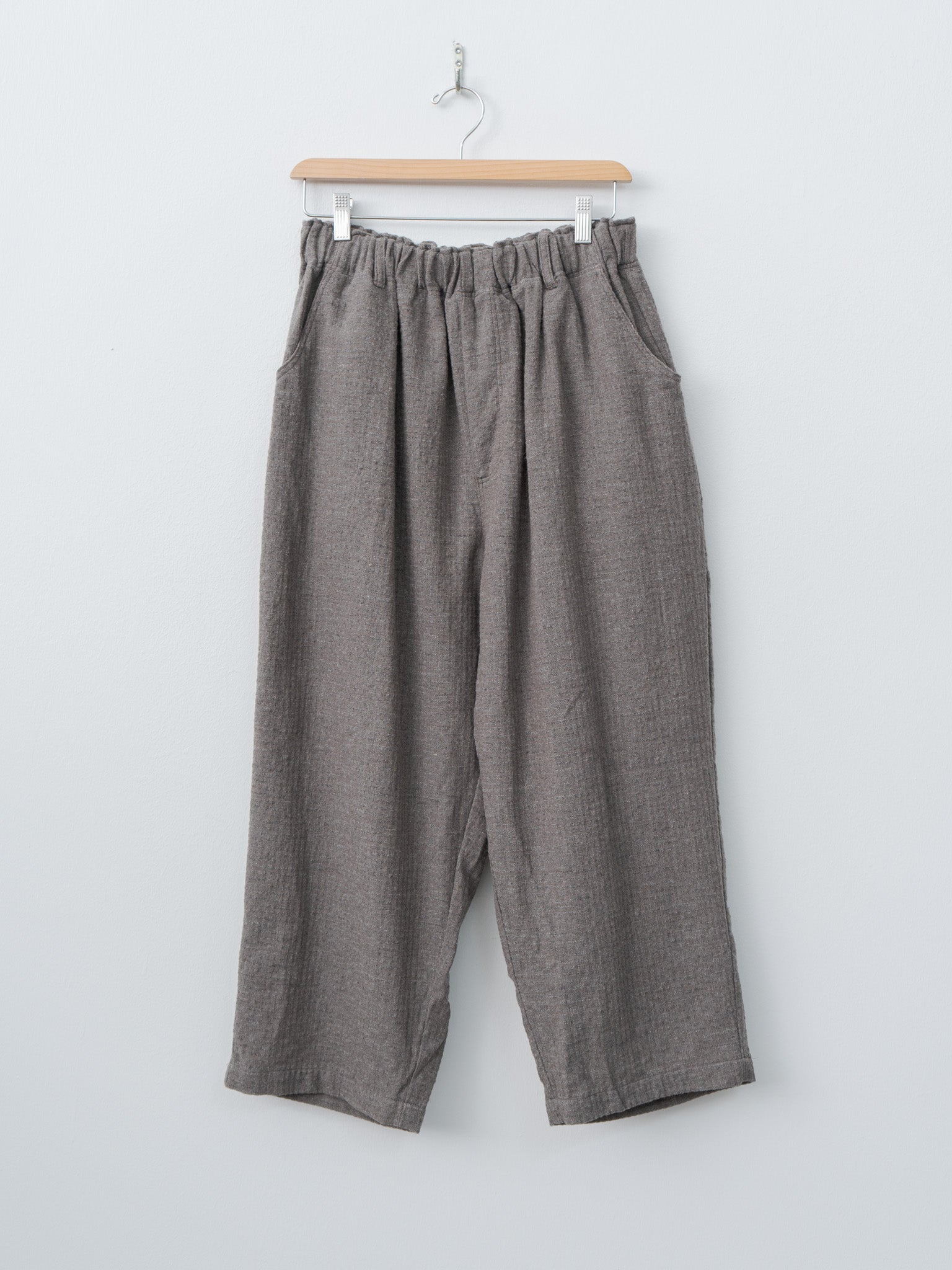 Namu Shop - Ichi Antiquites C/W Seersucker Pants - Mocha