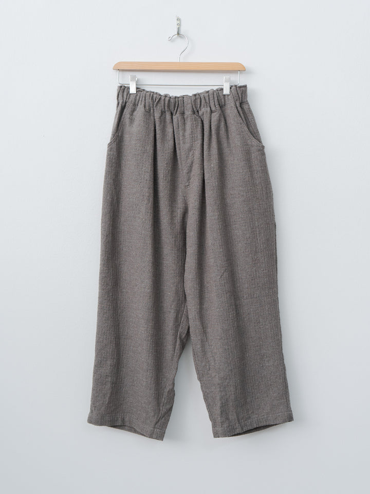 Namu Shop - Ichi Antiquites C/W Seersucker Pants - Mocha