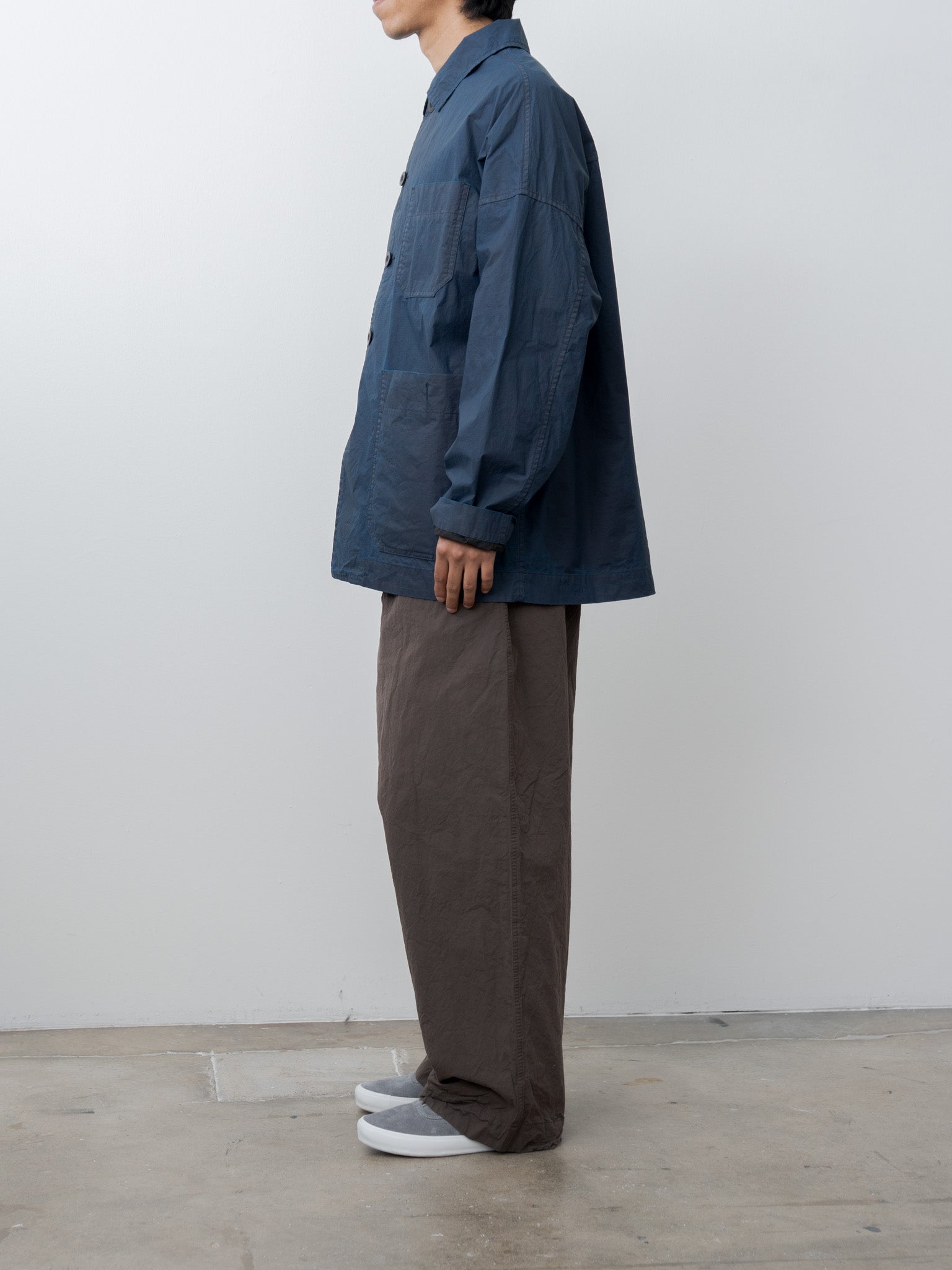 Namu Shop - Casey Casey Higa Travail Jacket PIGMENT WAX - Navy