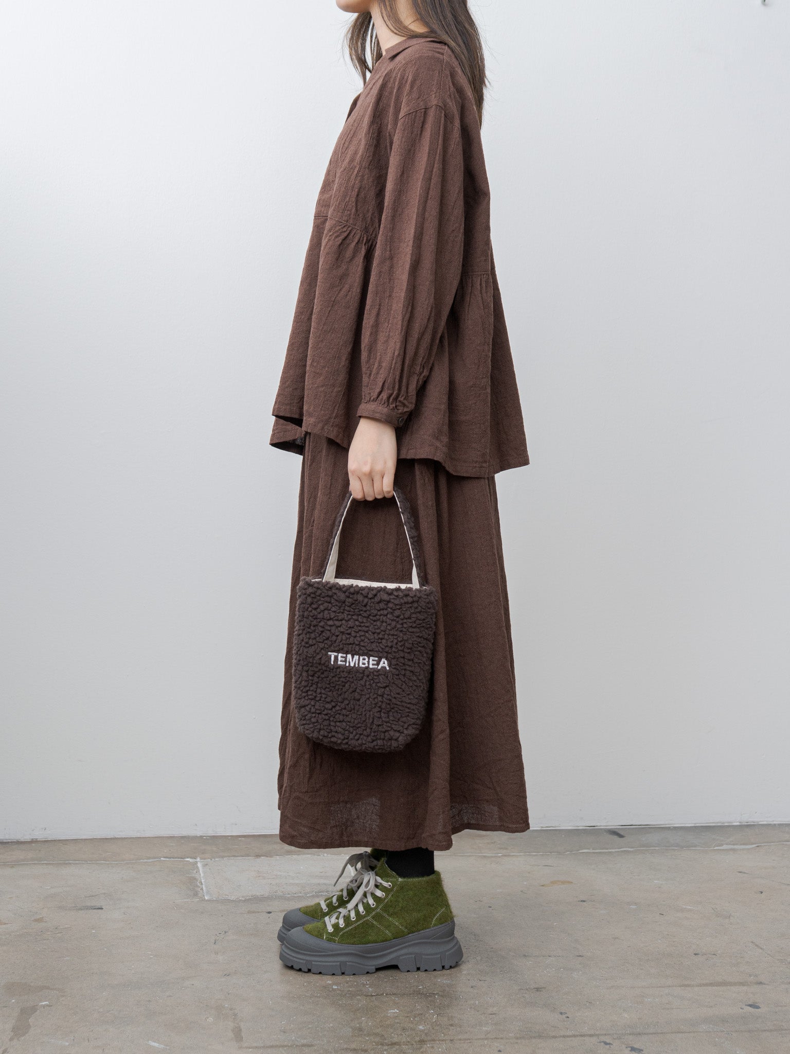 Namu Shop - Tembea Baguette Tote Mini - Brown