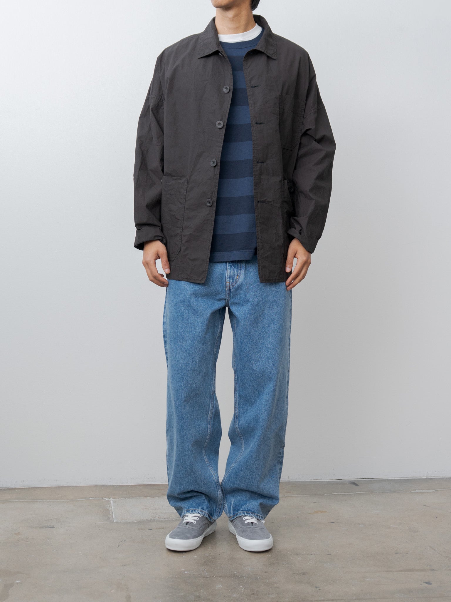 Namu Shop - Casey Casey Higa Travail Jacket PIGMENT WAX - Brown