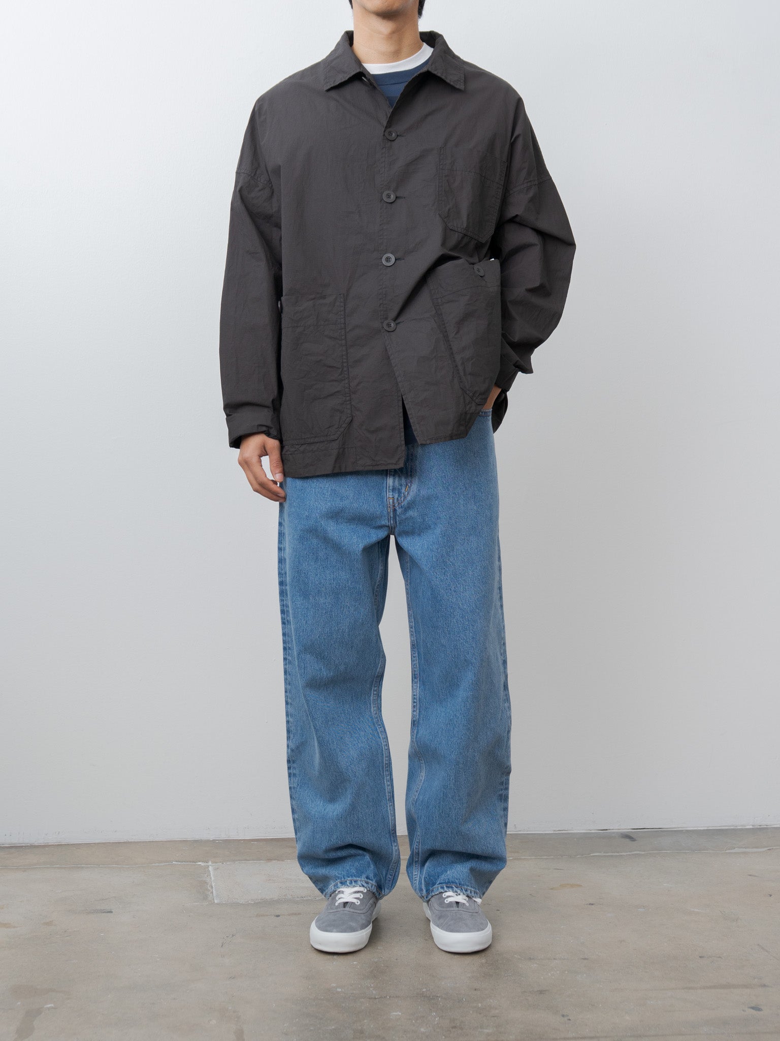 Namu Shop - Casey Casey Higa Travail Jacket PIGMENT WAX - Brown