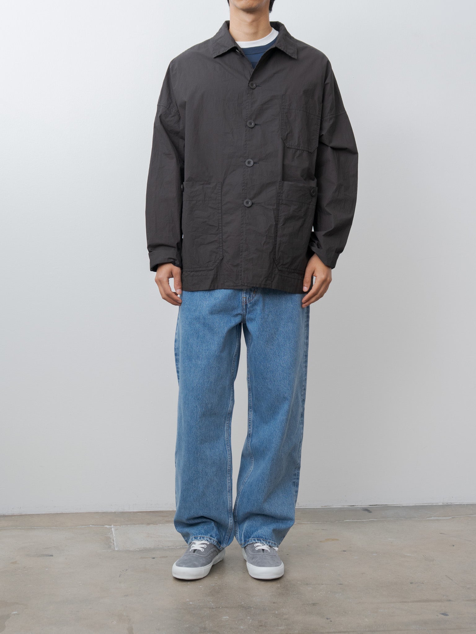 Namu Shop - Casey Casey Higa Travail Jacket PIGMENT WAX - Brown
