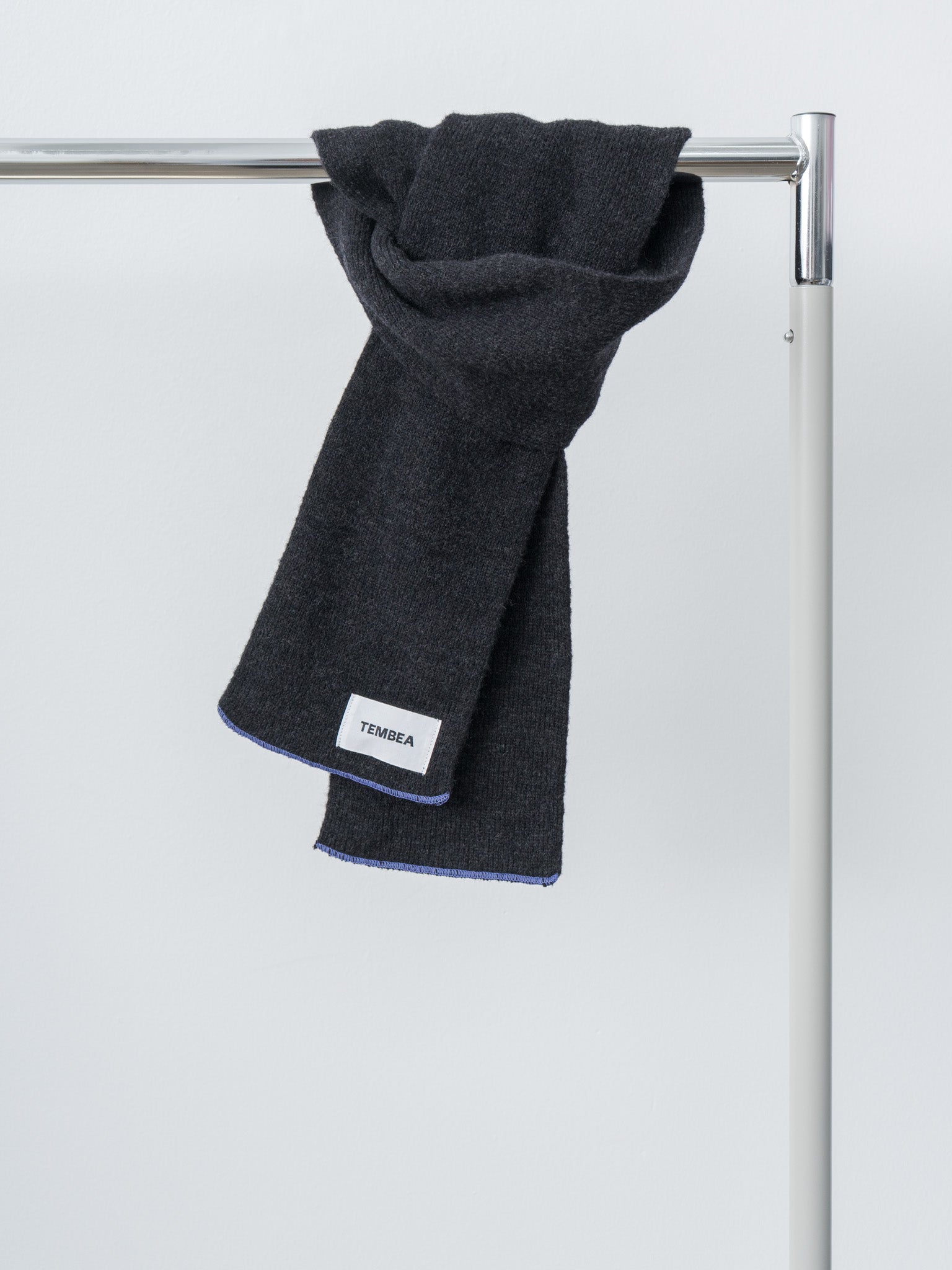 Namu Shop - Tembea Muffler - Charcoal / Lavender
