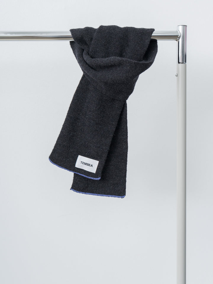 Namu Shop - Tembea Muffler - Charcoal / Lavender