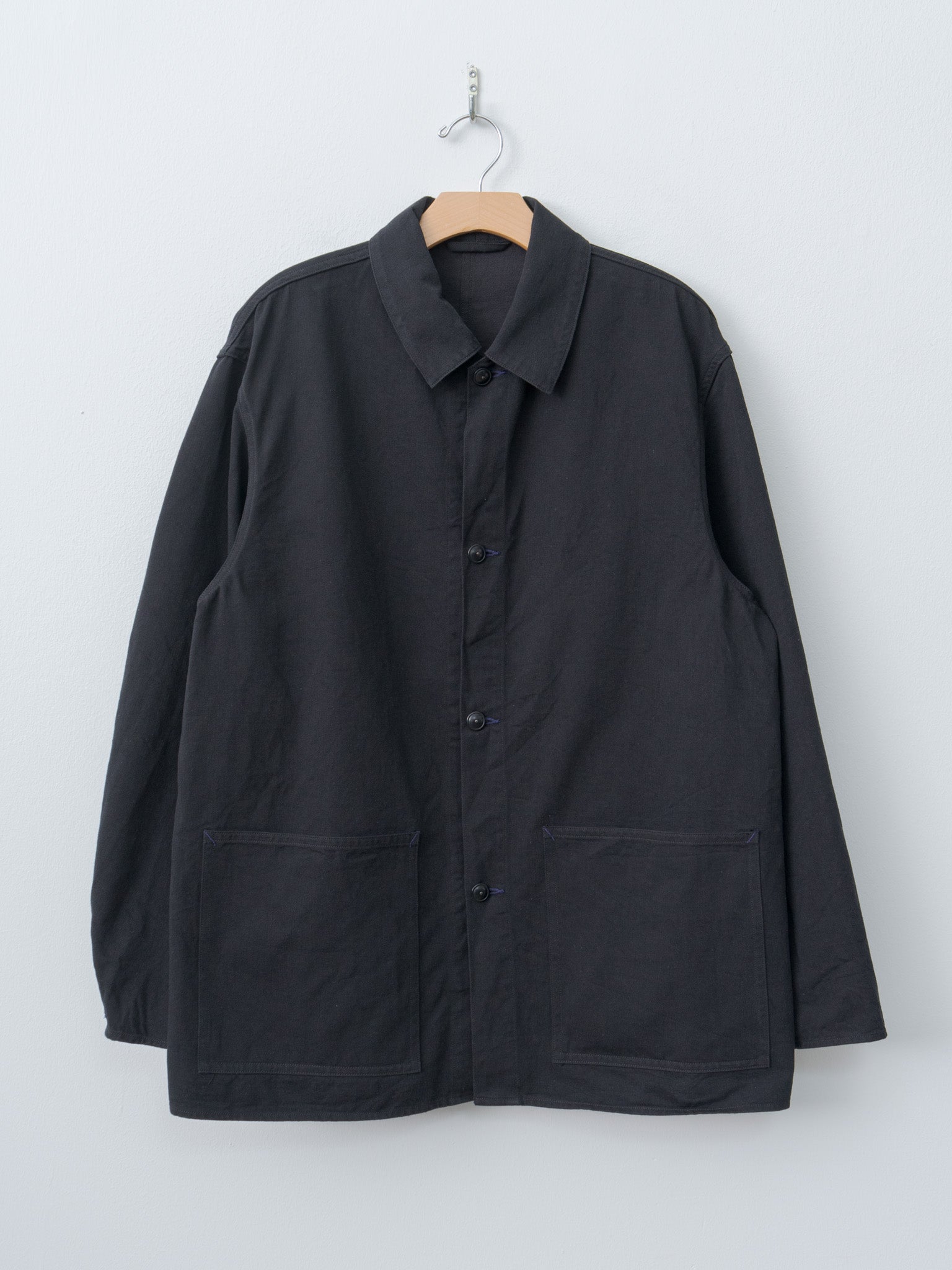 Namu Shop - Kaptain Sunshine Cotton Drill Coverall Jacket - Black